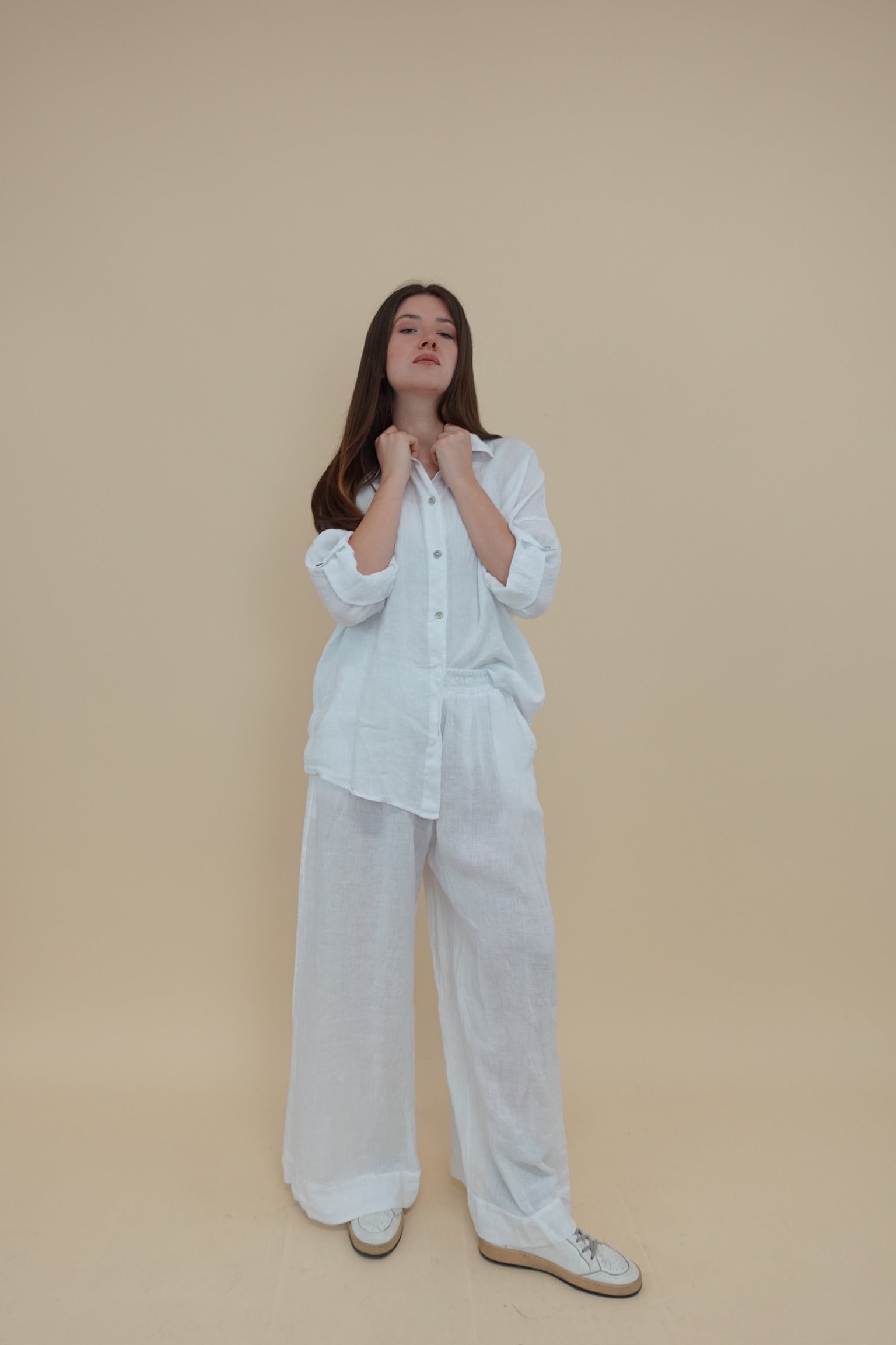 Pantalone Grecia Bianco