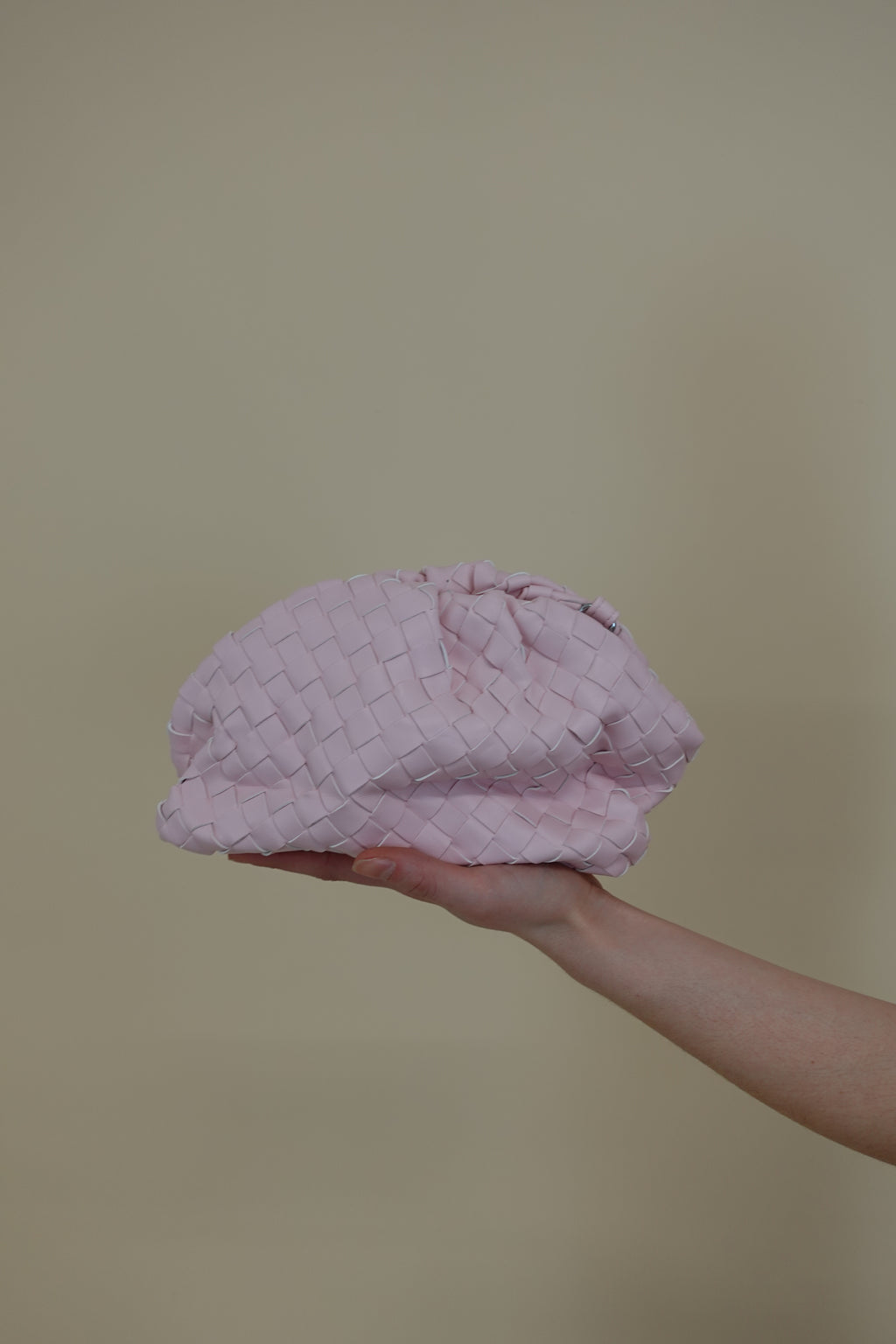 Pochette Intreccio Rosa