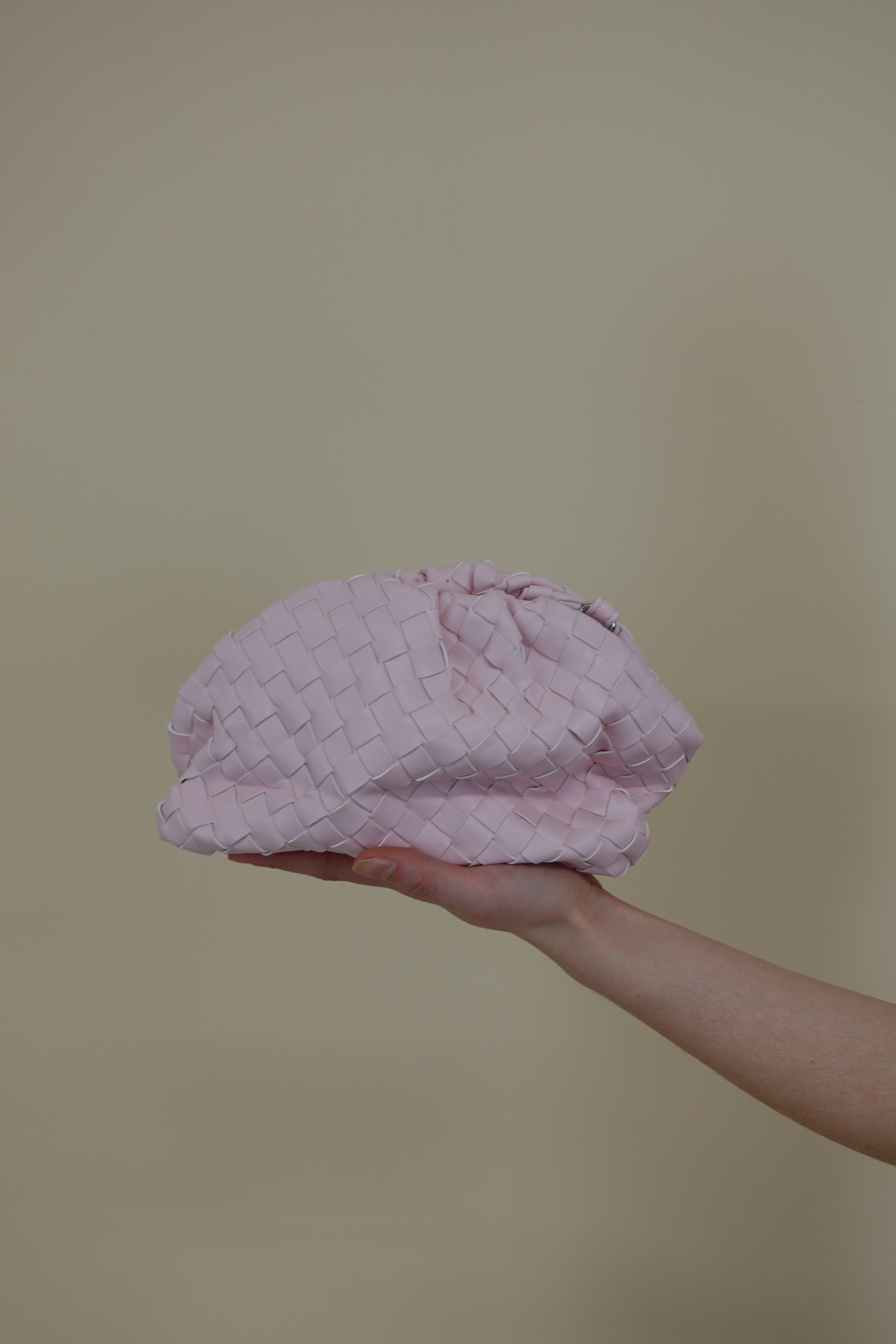 Pochette Intreccio Rosa