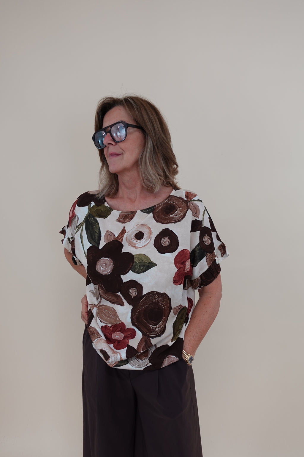 Camicia Giorgia Marrone