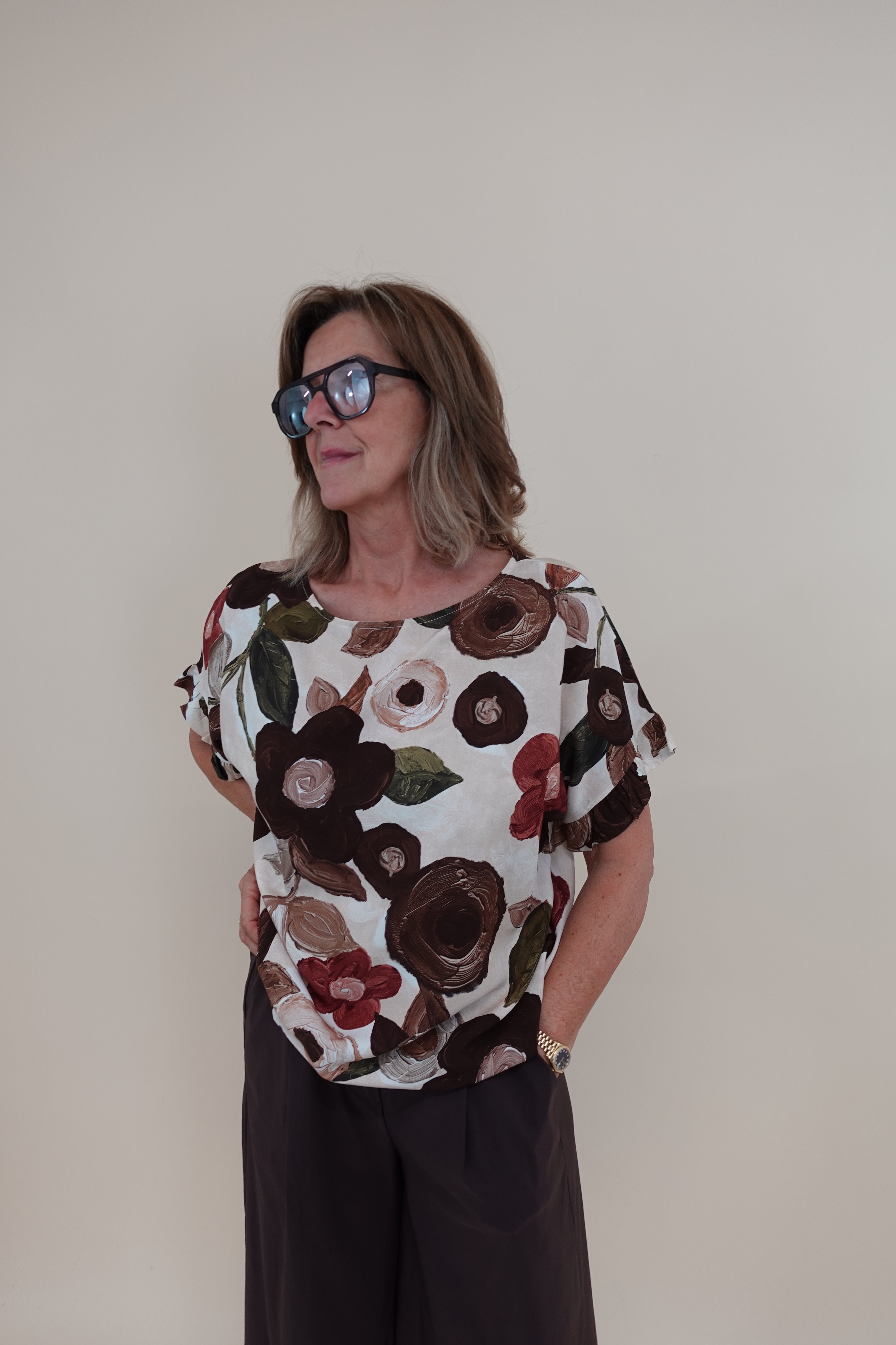 Camicia Giorgia Marrone