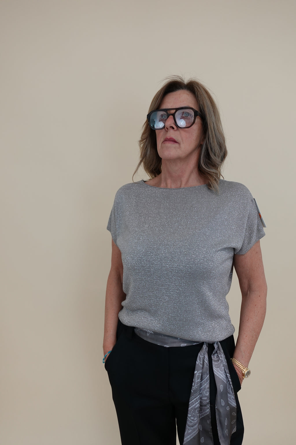Maglia Lurex Fango
