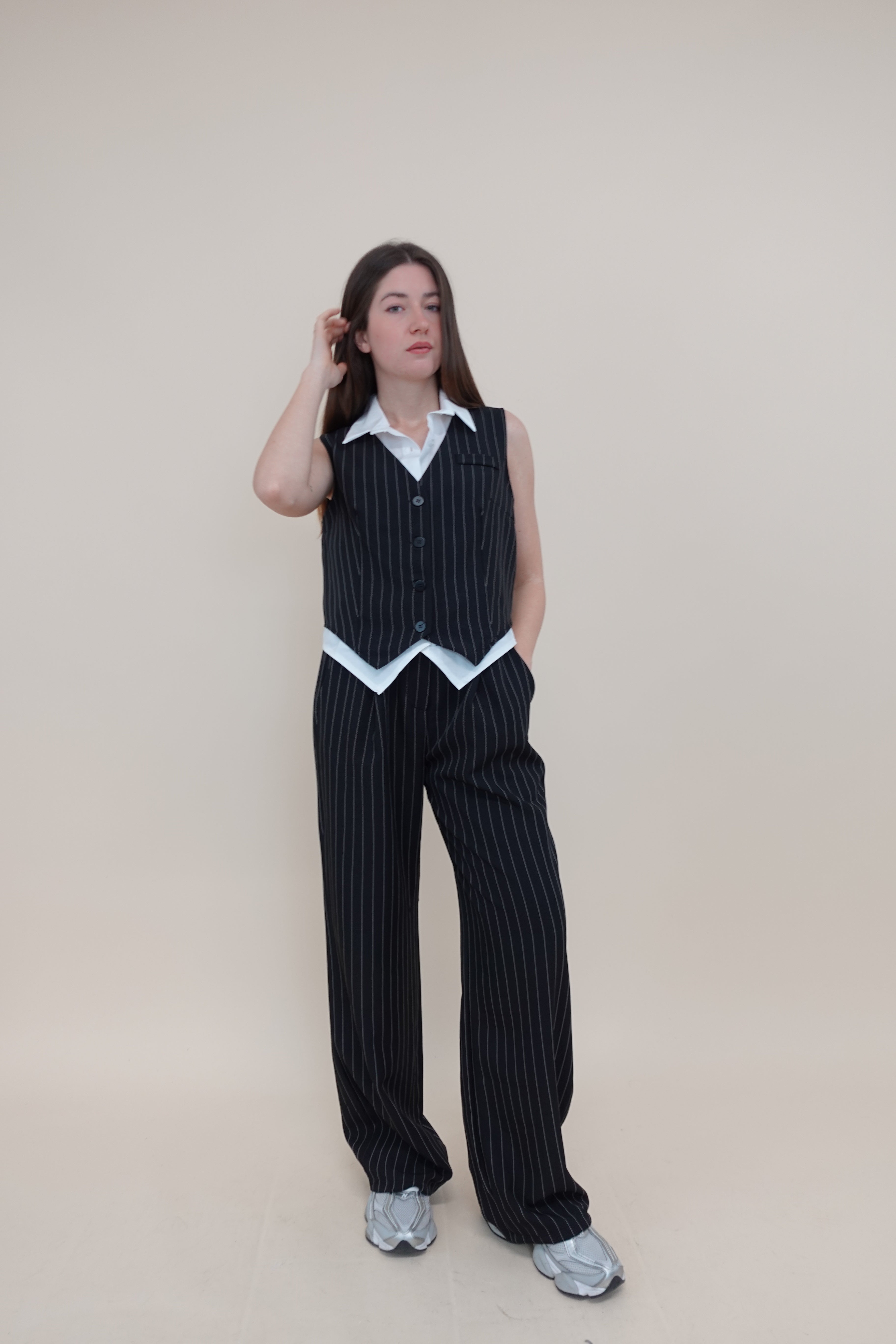 Pantalone Line Nero