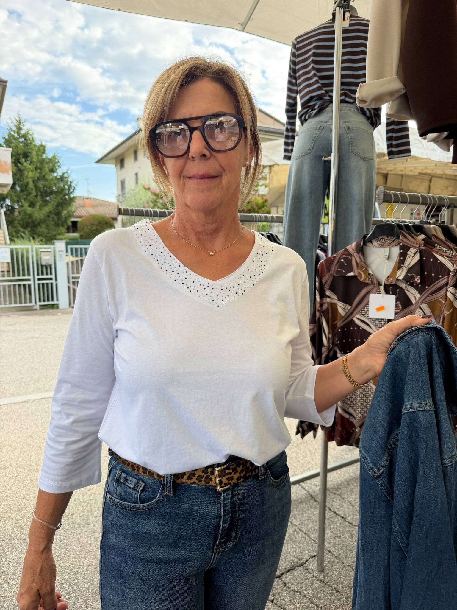 Maglia Evelina Bianca