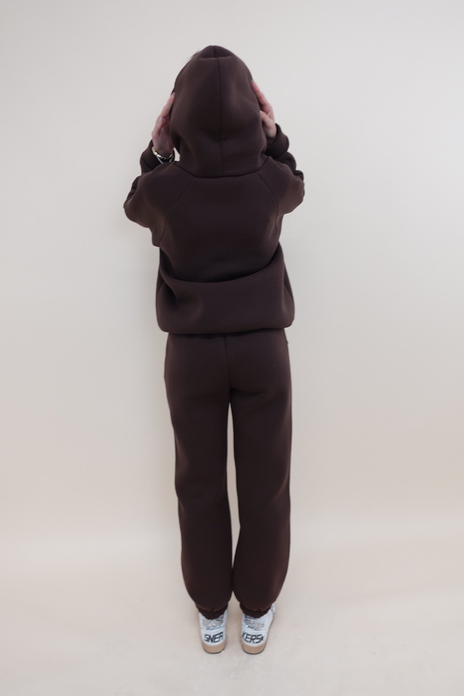 Felpa School Marrone