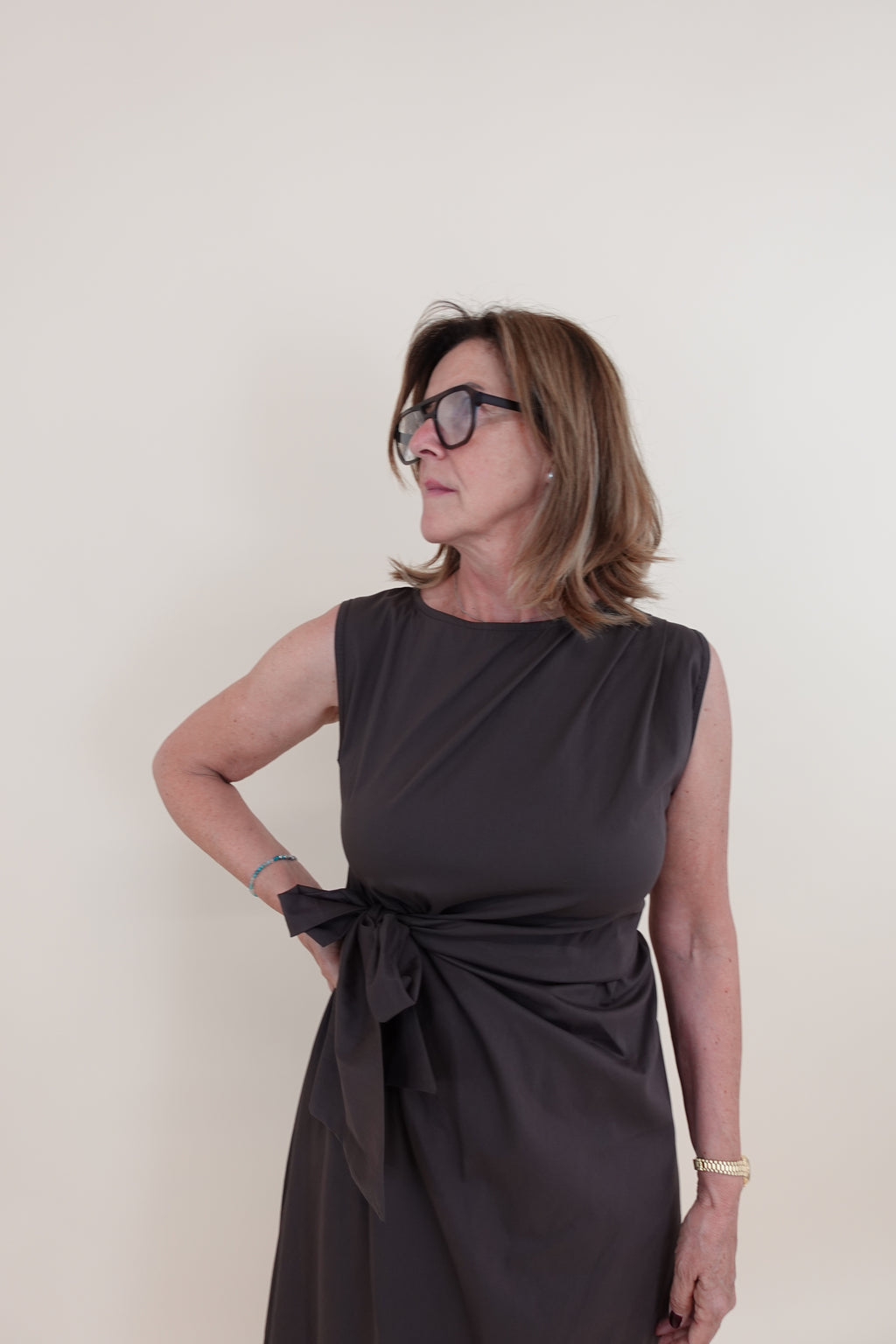 Abito Sabrina Marrone