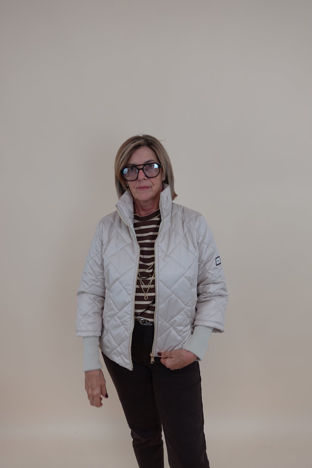 Piumino London Beige Chiaro