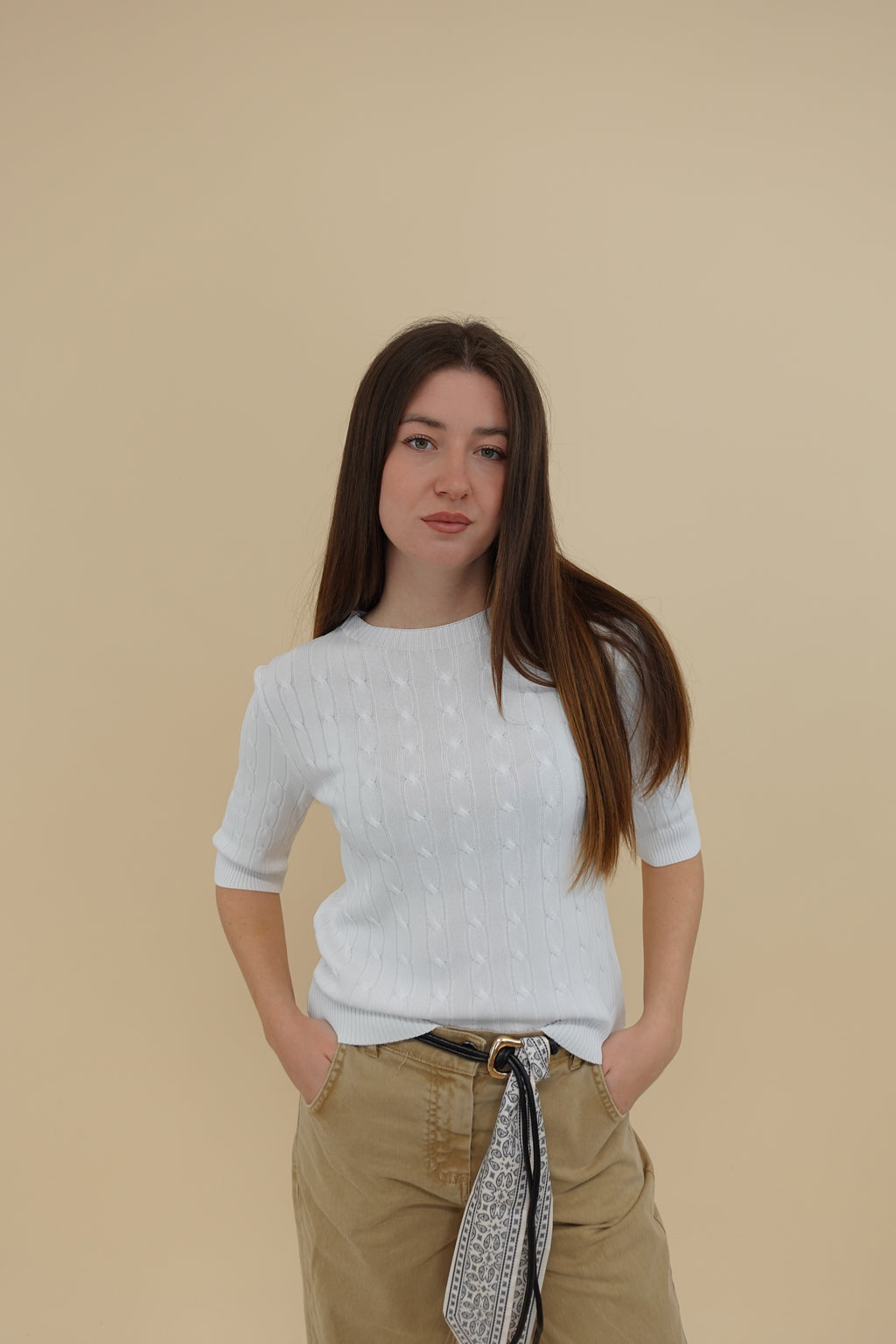 Maglioncino Chiara Panna