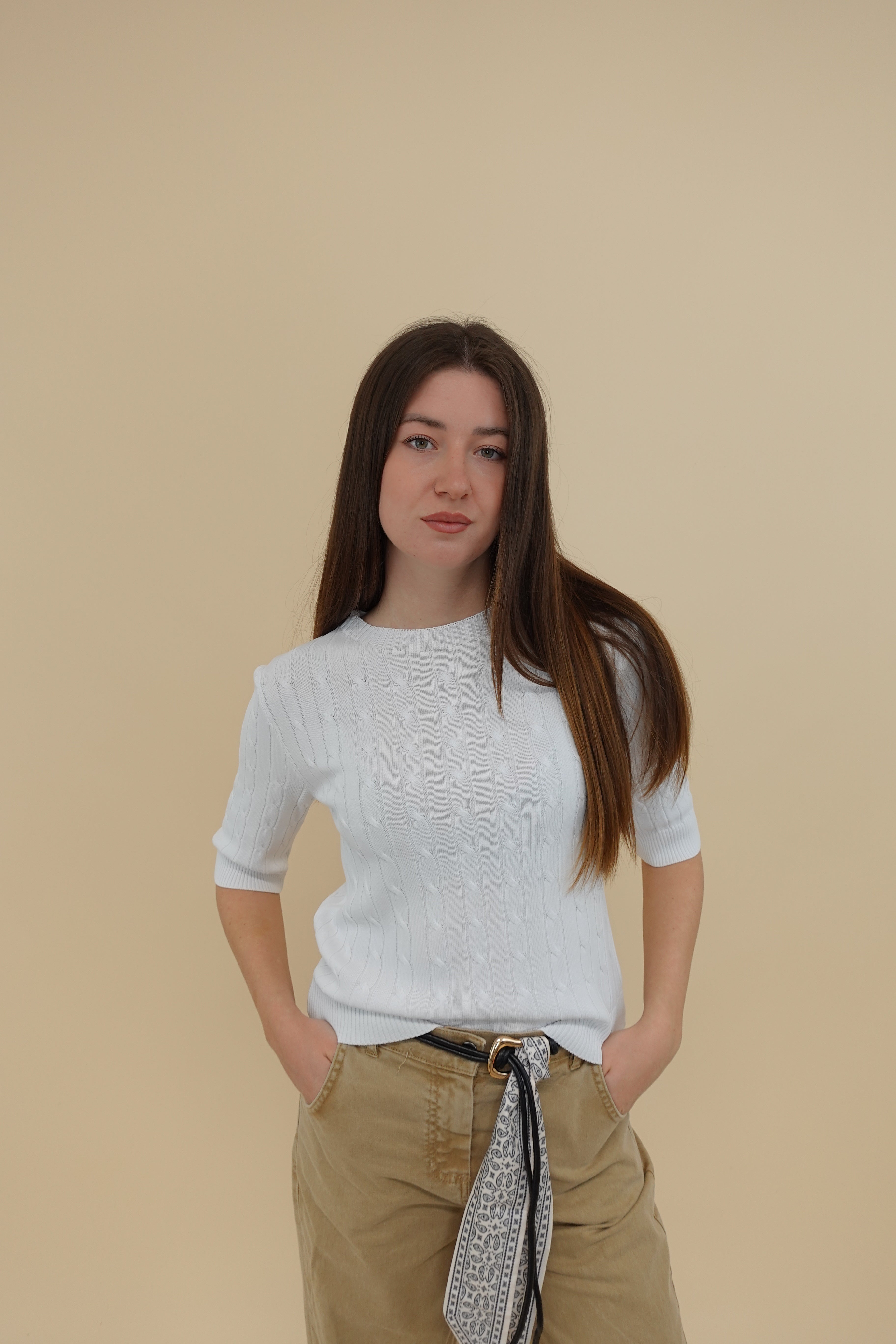 Maglioncino Chiara Panna