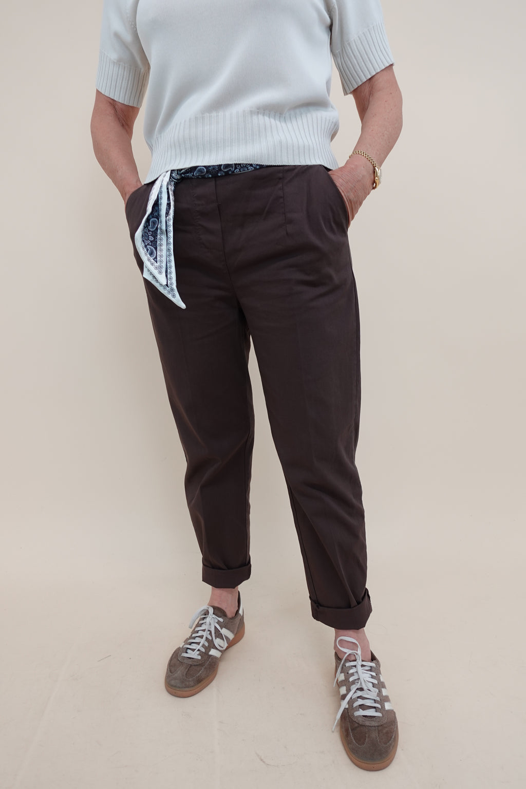 Pantalone London Marrone