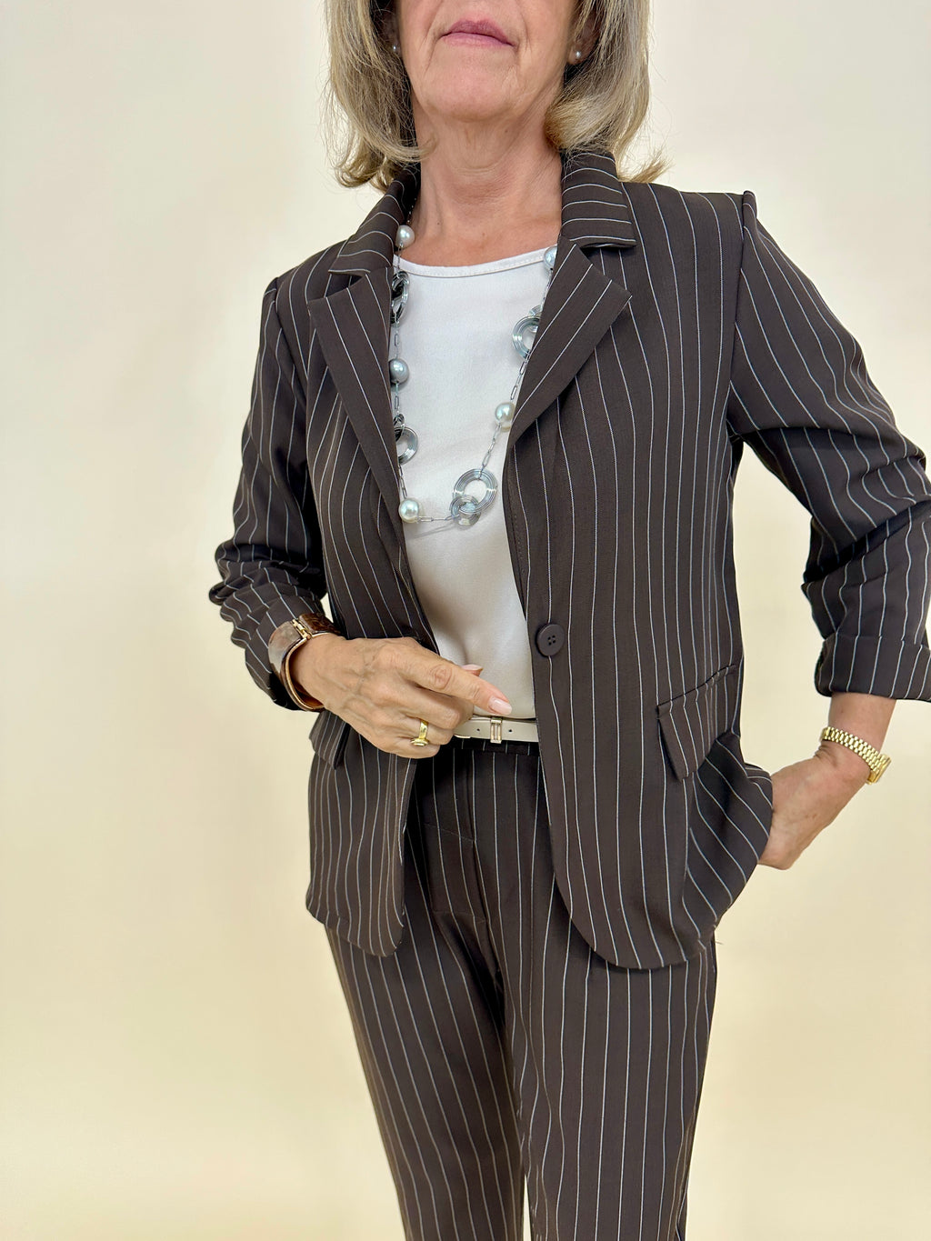 Completo Gessato Long