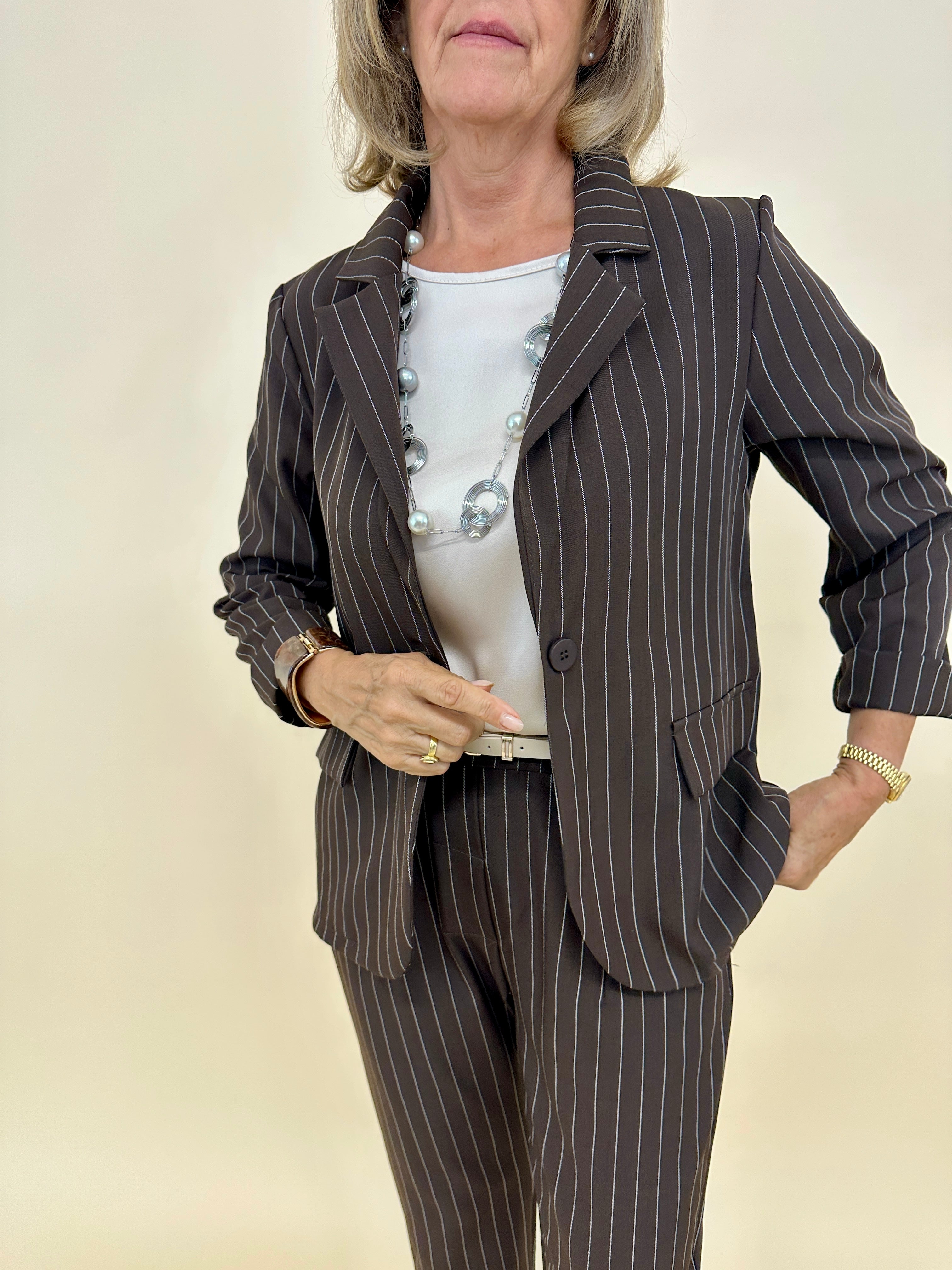 Completo Gessato Long