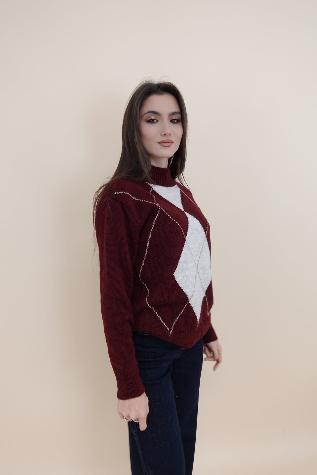 Maglione Lorena Bordeaux