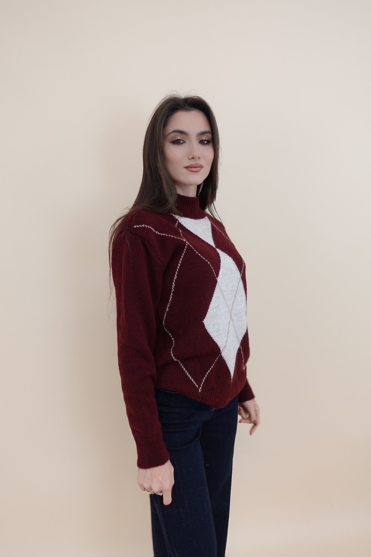 Maglione Lorena Bordeaux