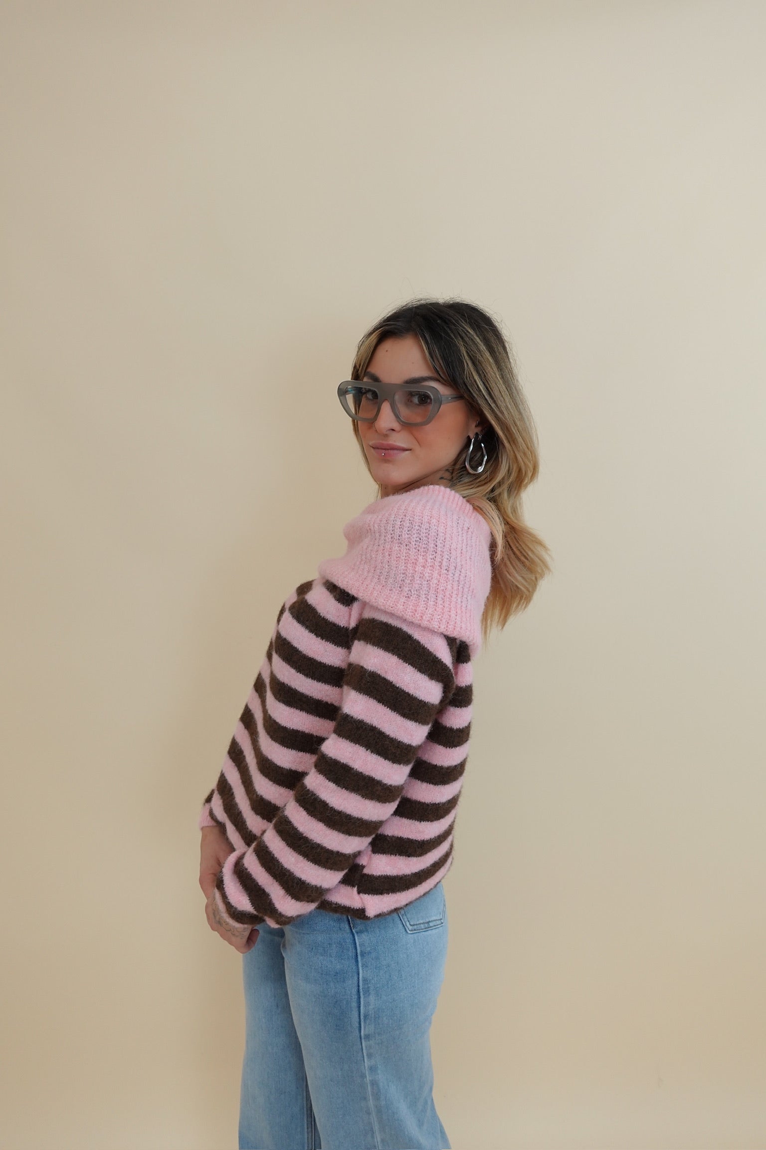 Maglione Lucrezia Rosa