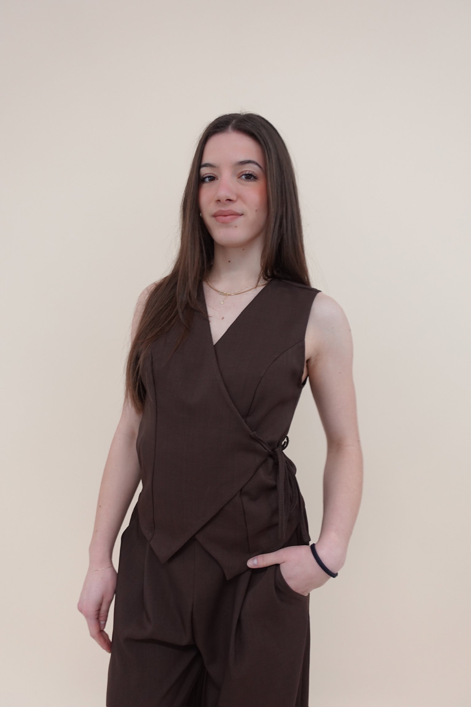 Set Coordinato Egitto Marrone