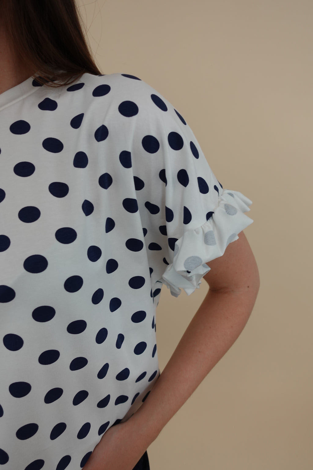 T-shirt Pois Blu