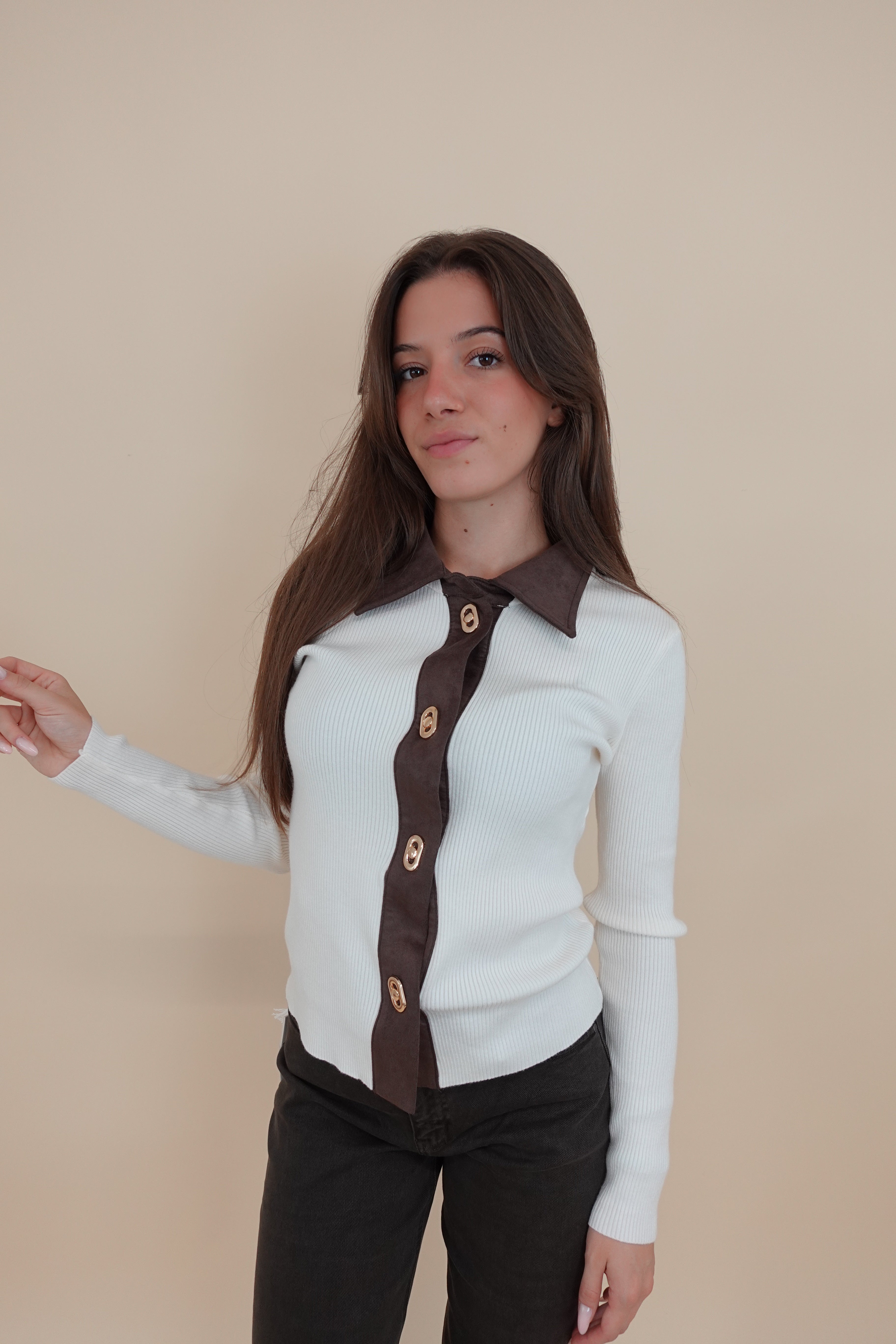 Maglia Alice beige