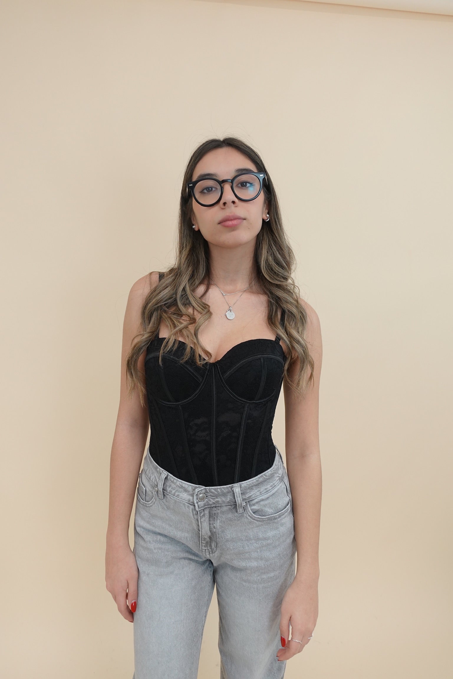 Corsetto Pizzo Black