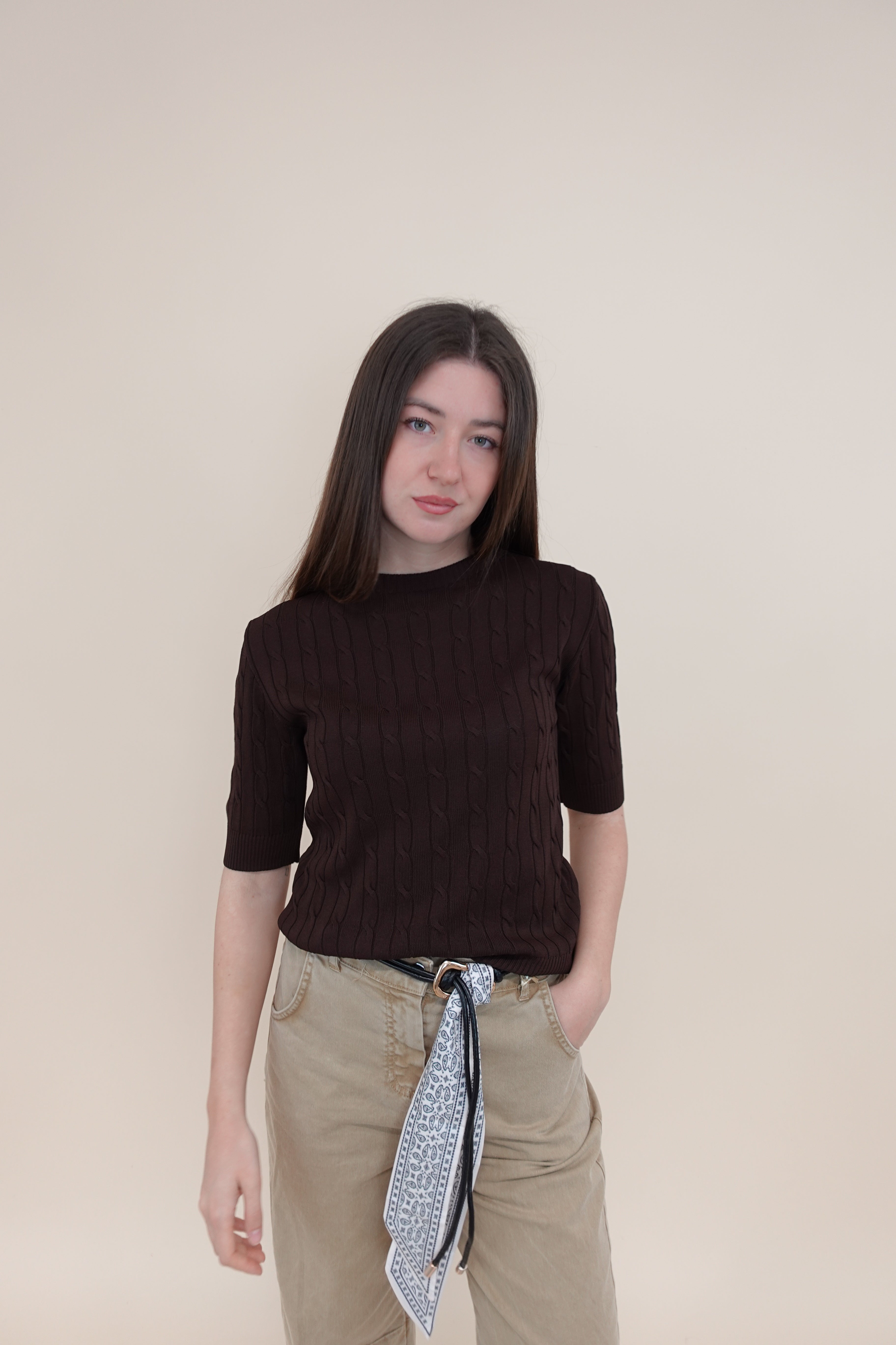 Maglioncino Chiara Marrone