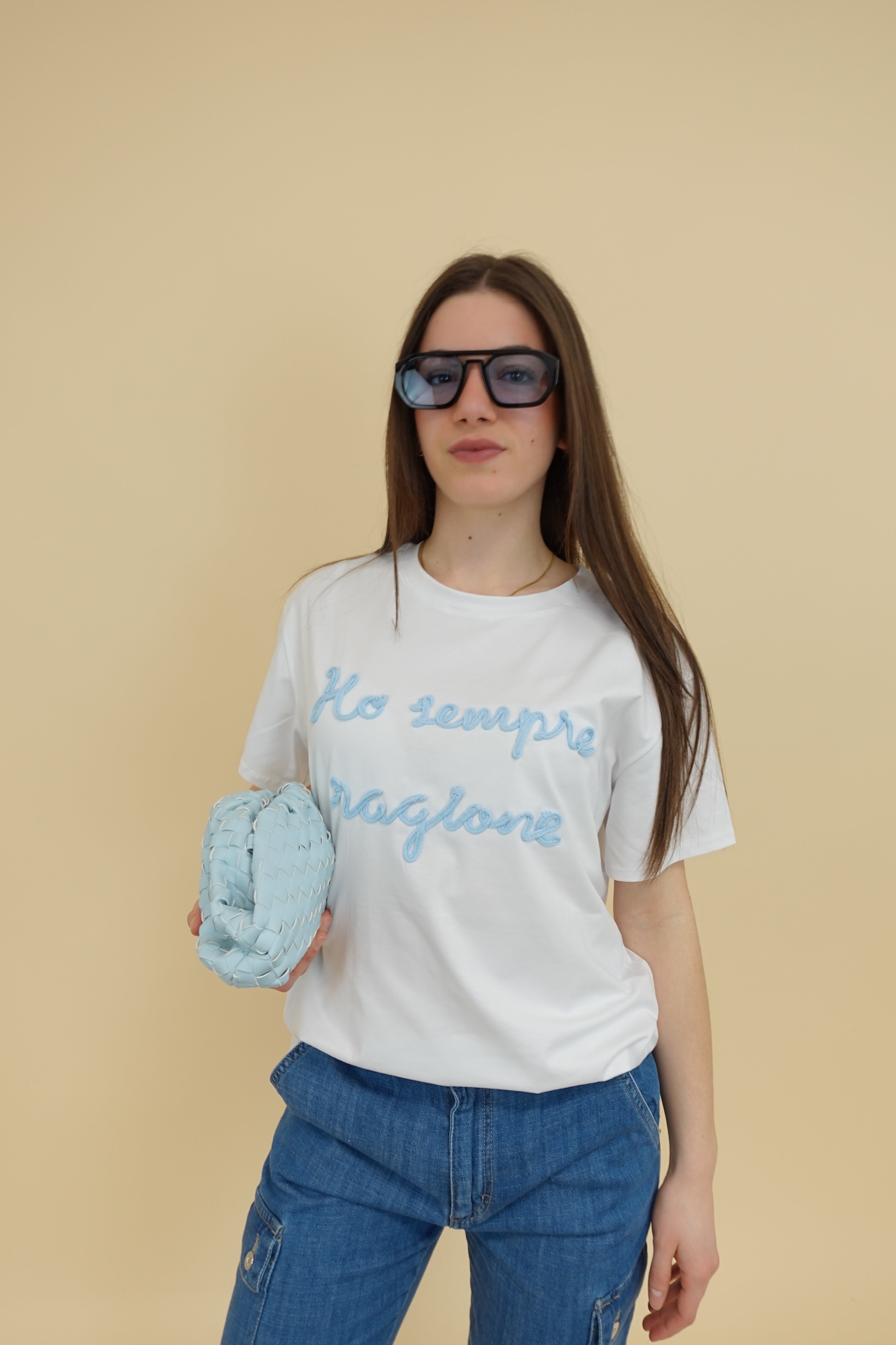 T-shirt "Ho ragione" Azzurra