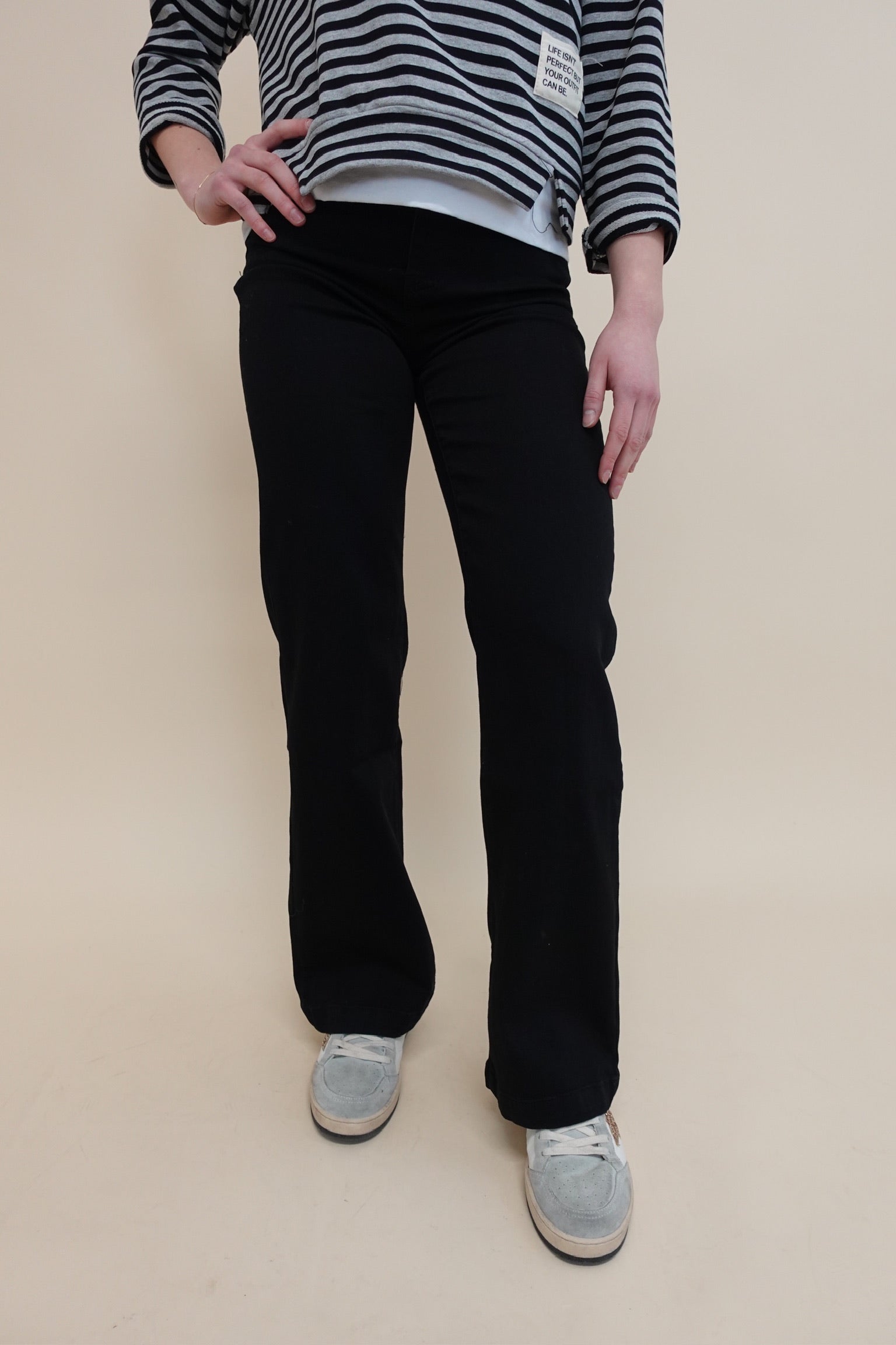 Jeans Palazzo Black