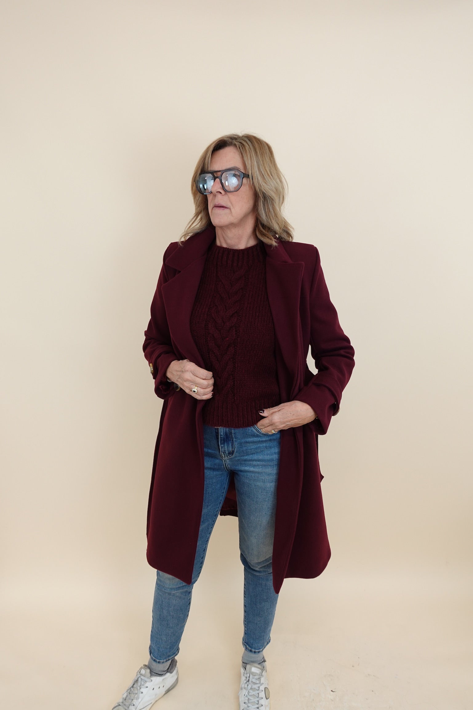 Cappotto Winter Shorts Bordeaux