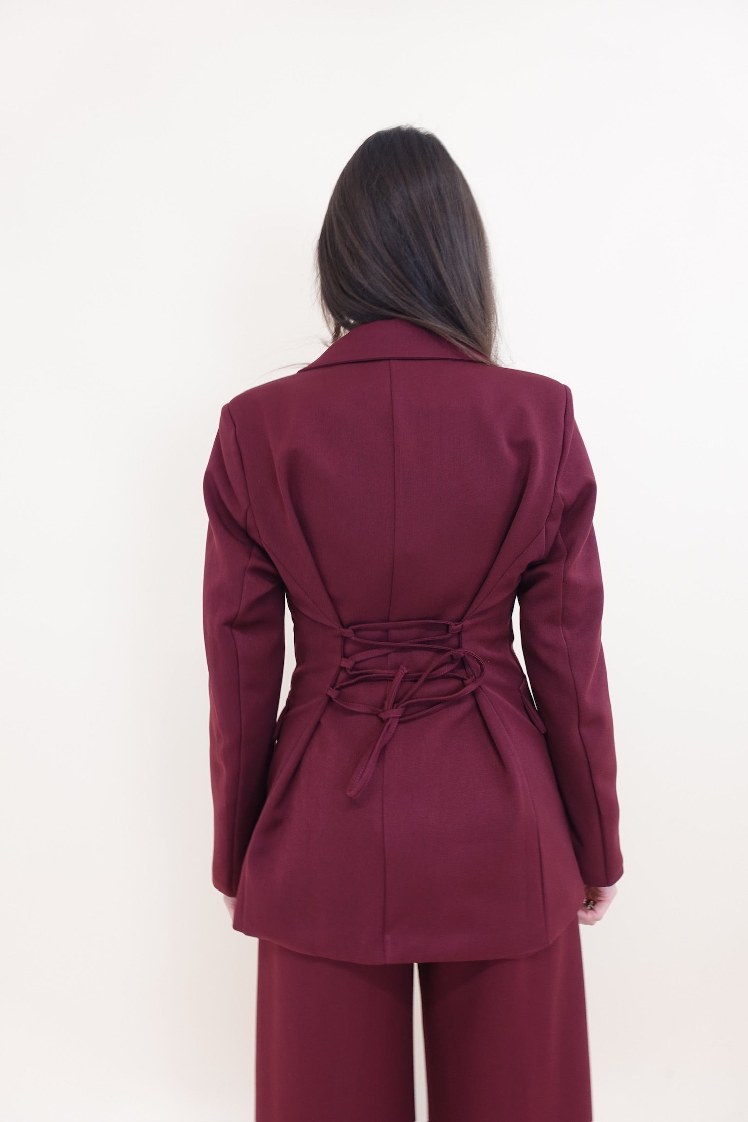 Giacca Lacci Bordeaux
