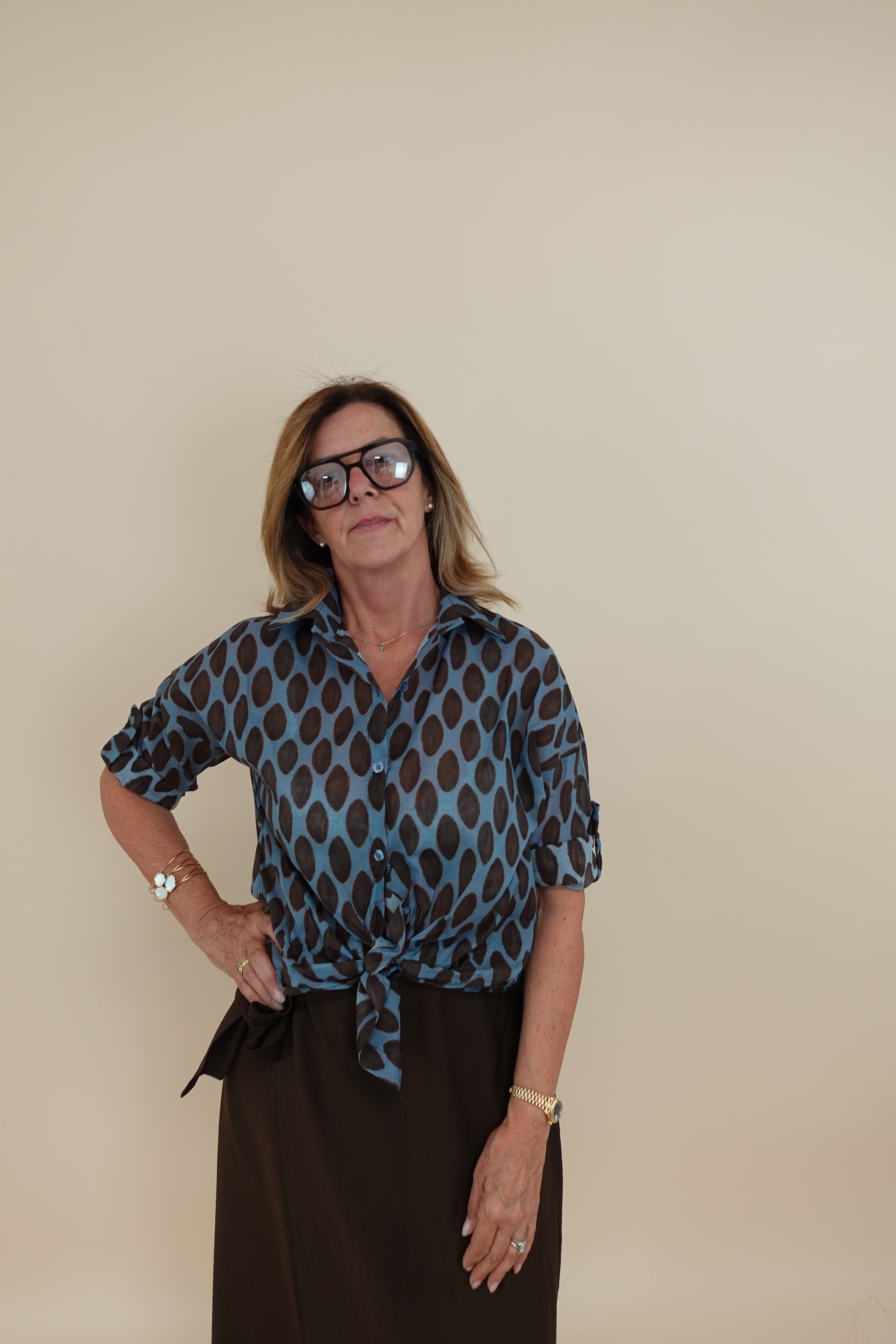 Camicia Annalisa Azzurra