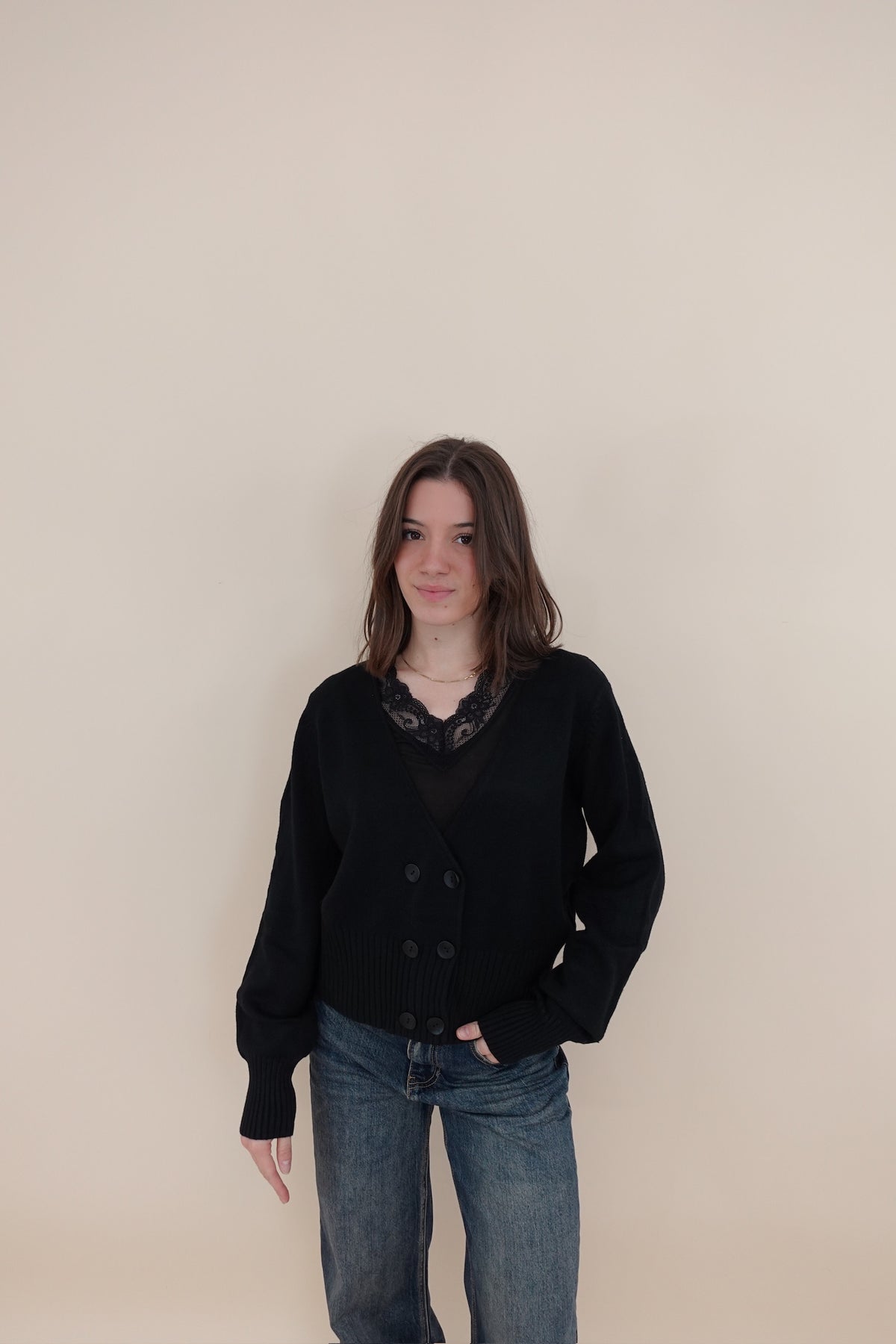 Cardigan Teresa Nero