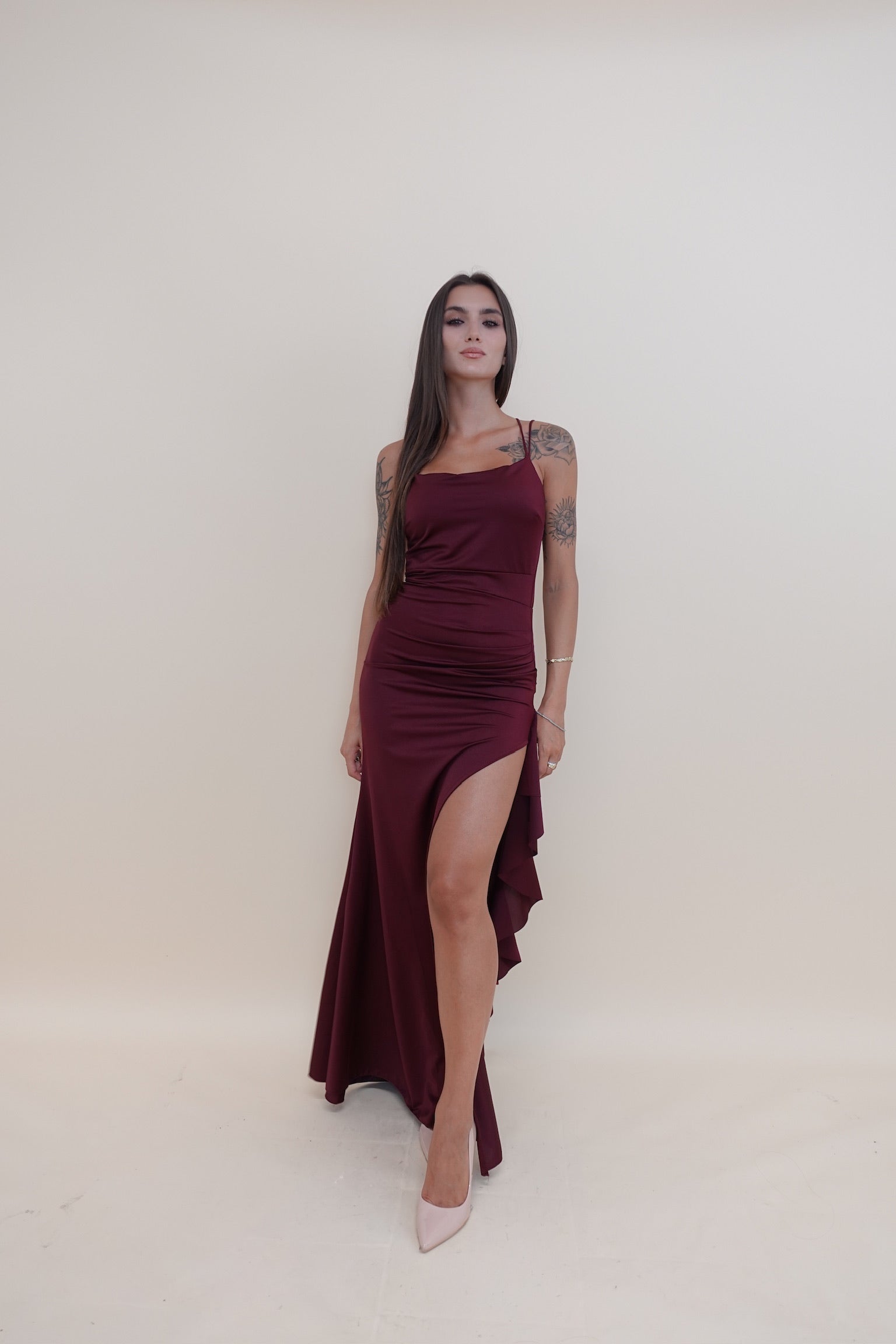 Abito Martina Bordeaux