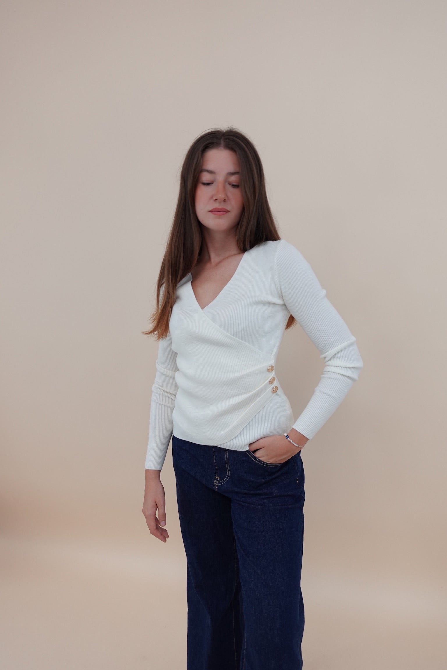 Maglioncino Elisabetta Bianco