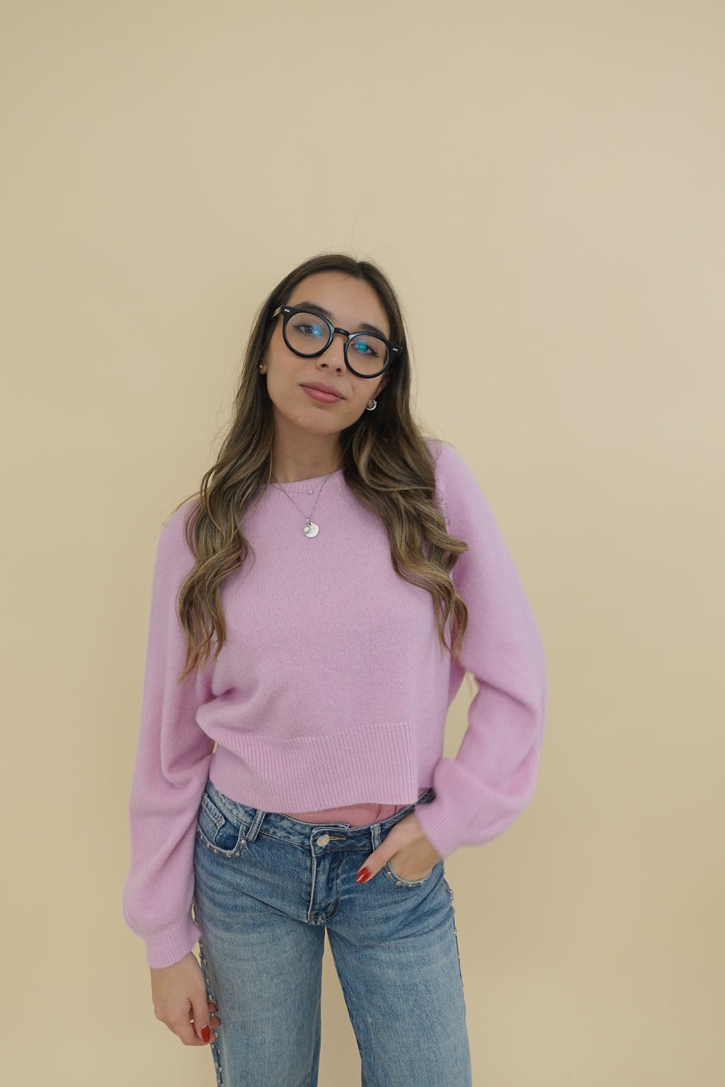 Maglione Vanessa Rosa