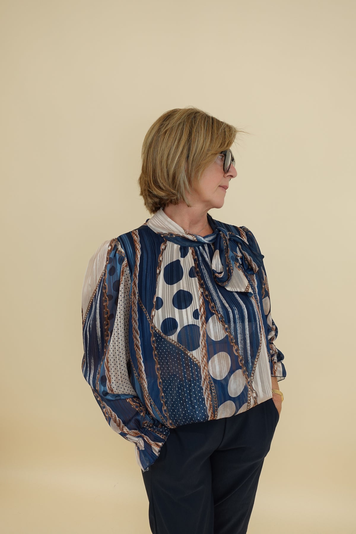 Camicia Maddalena Blu