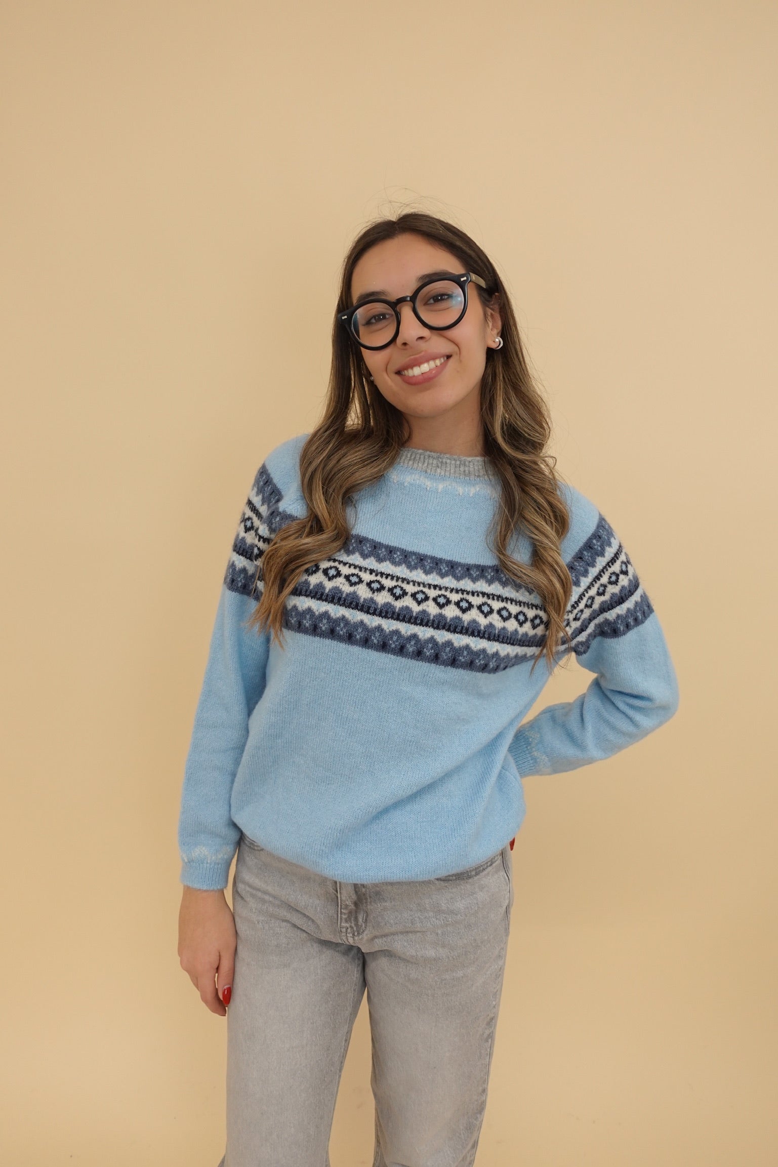 Maglione Winni Azzurro Chiaro