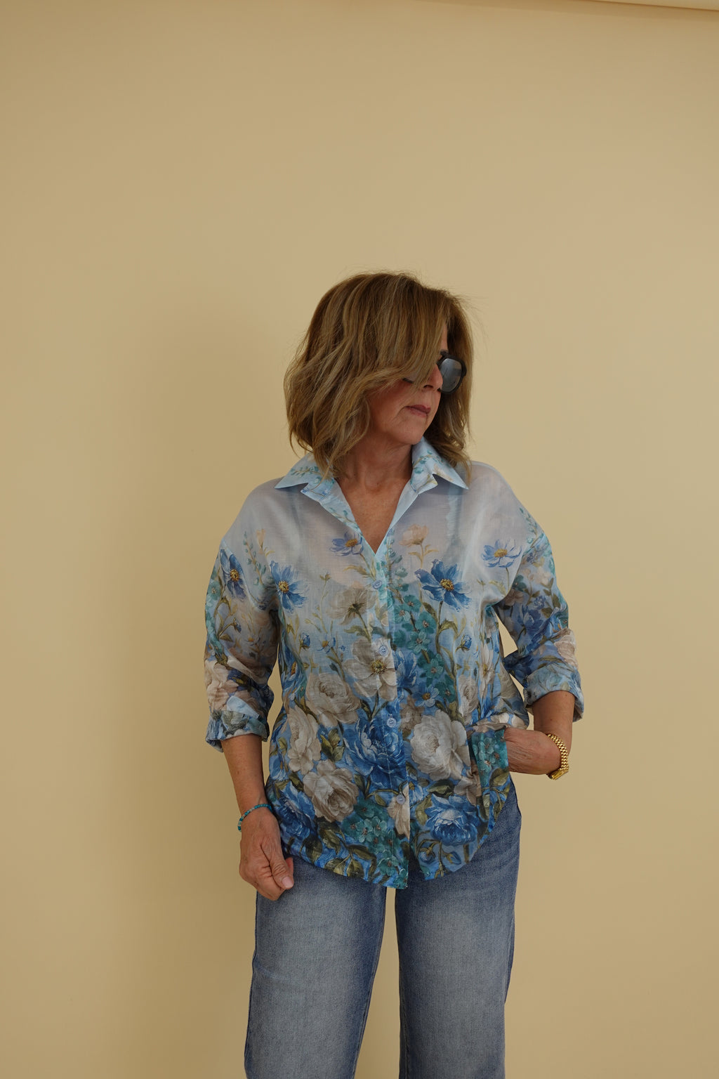 Camicia Primavera Azzurra