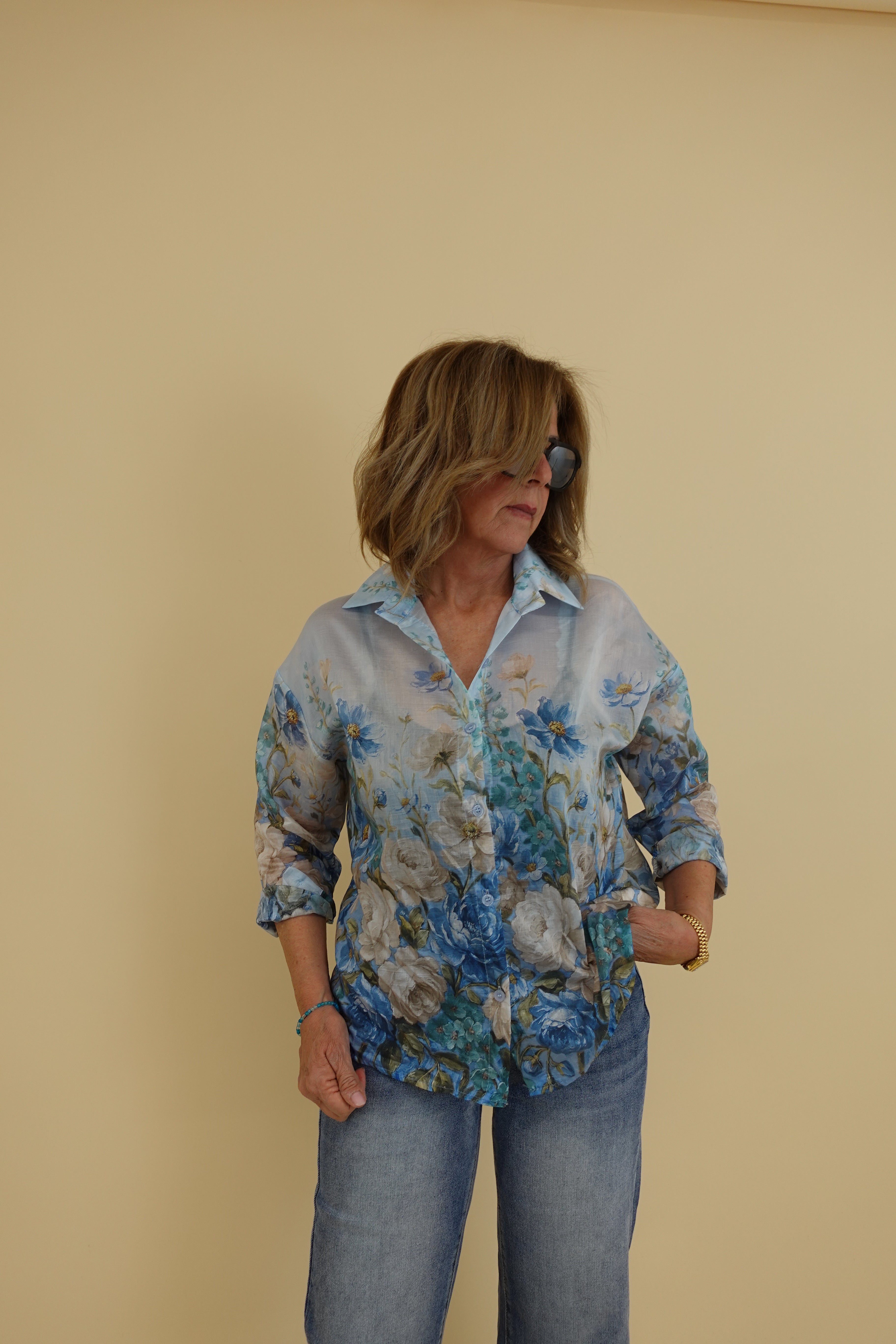 Camicia Primavera Azzurra