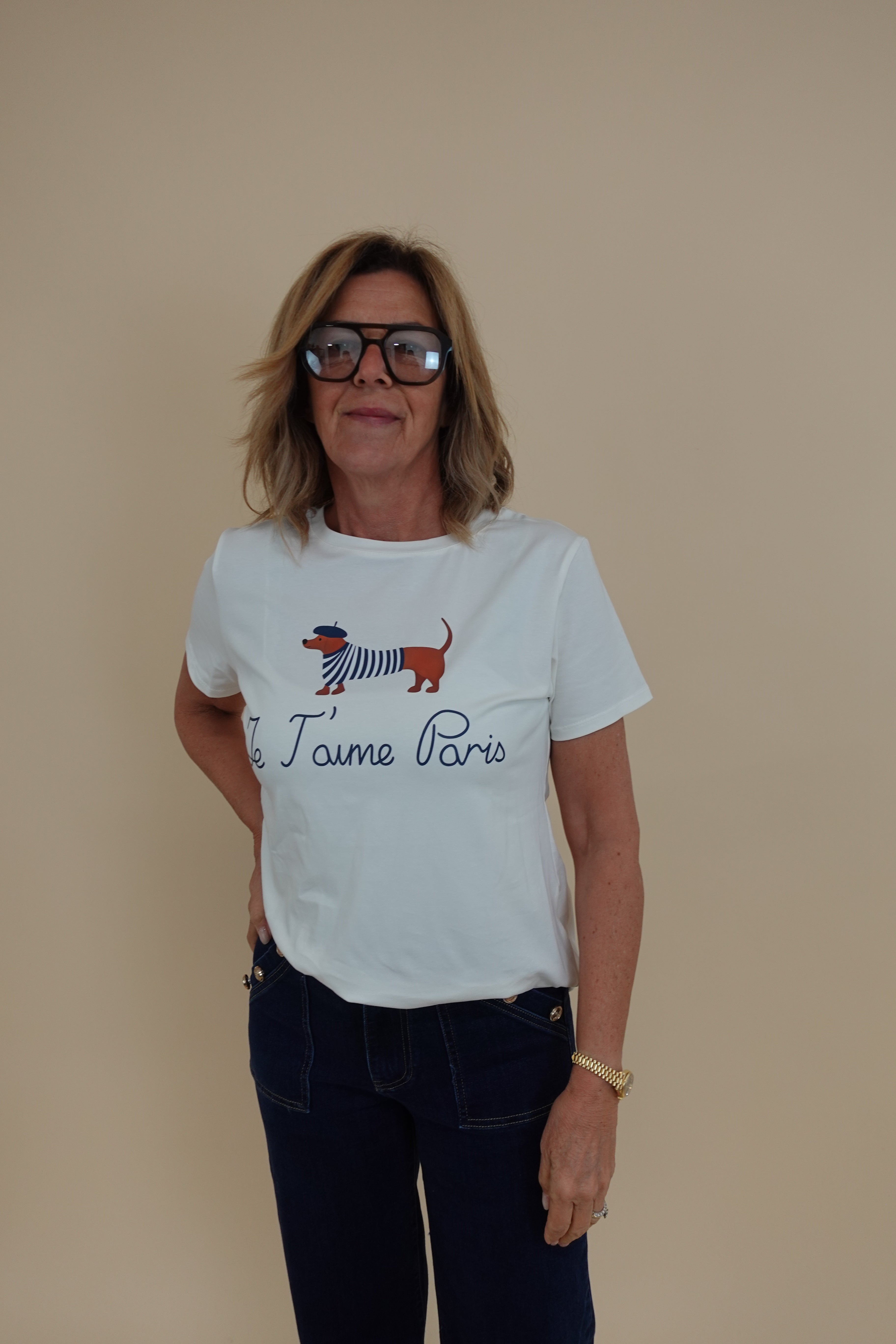 T-shirt Bassotto White