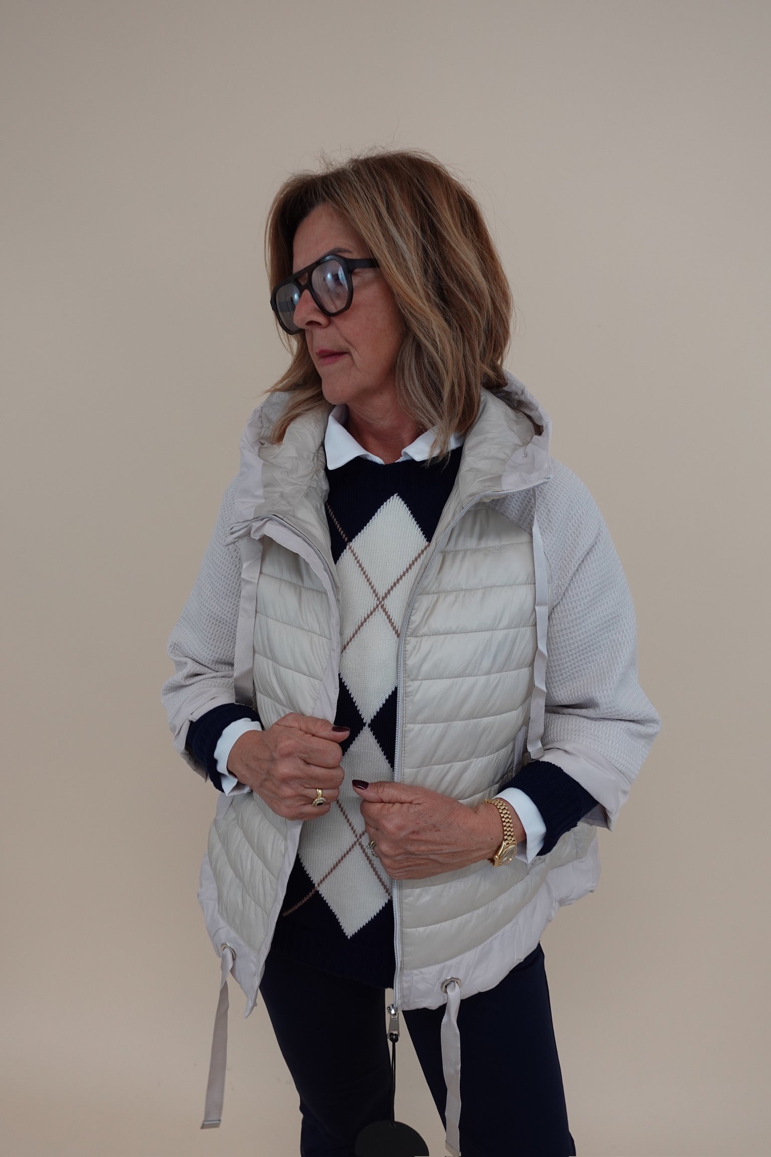 Piumino Giovanna Beige