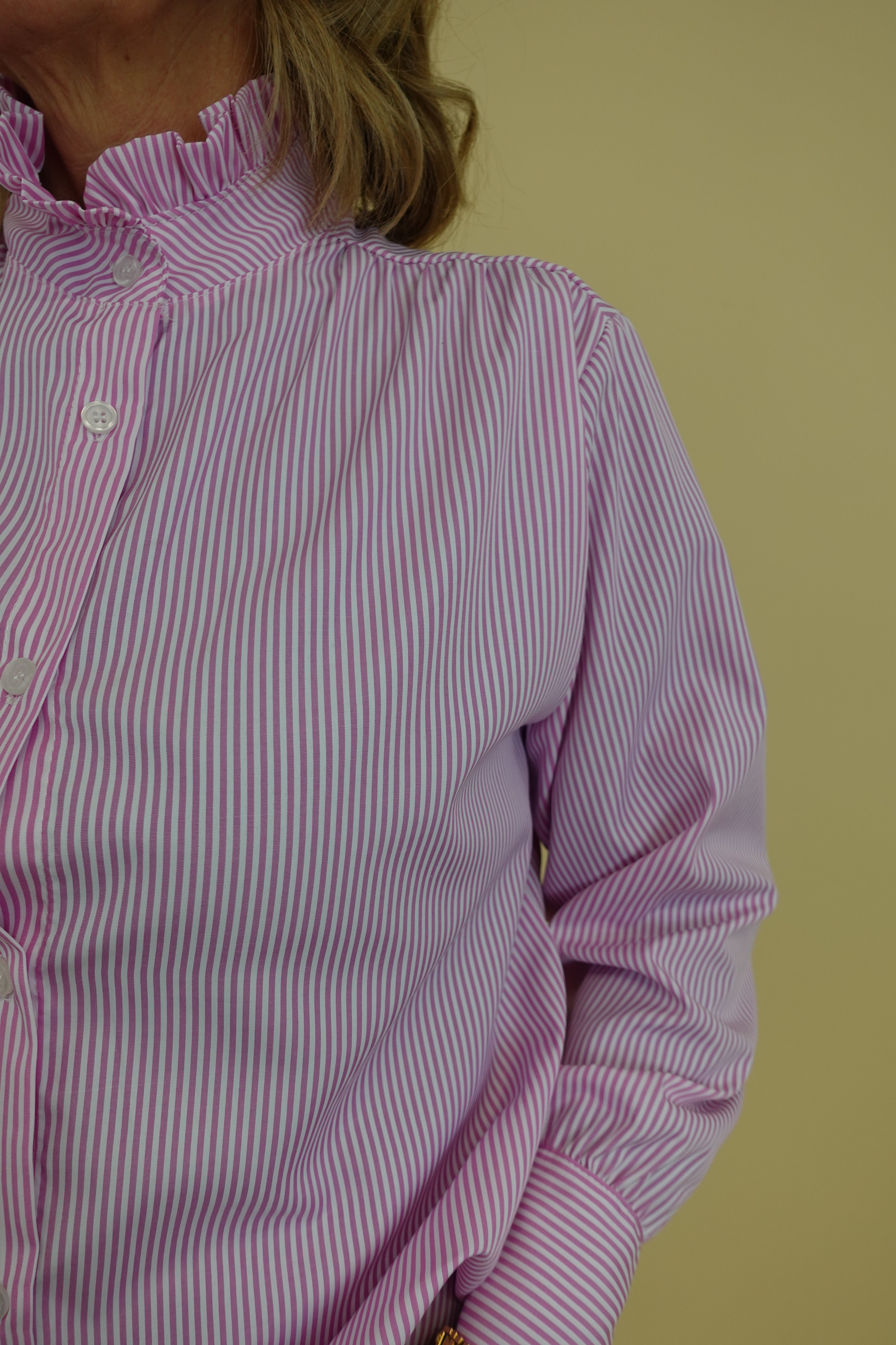 Camicia merletto rosa
