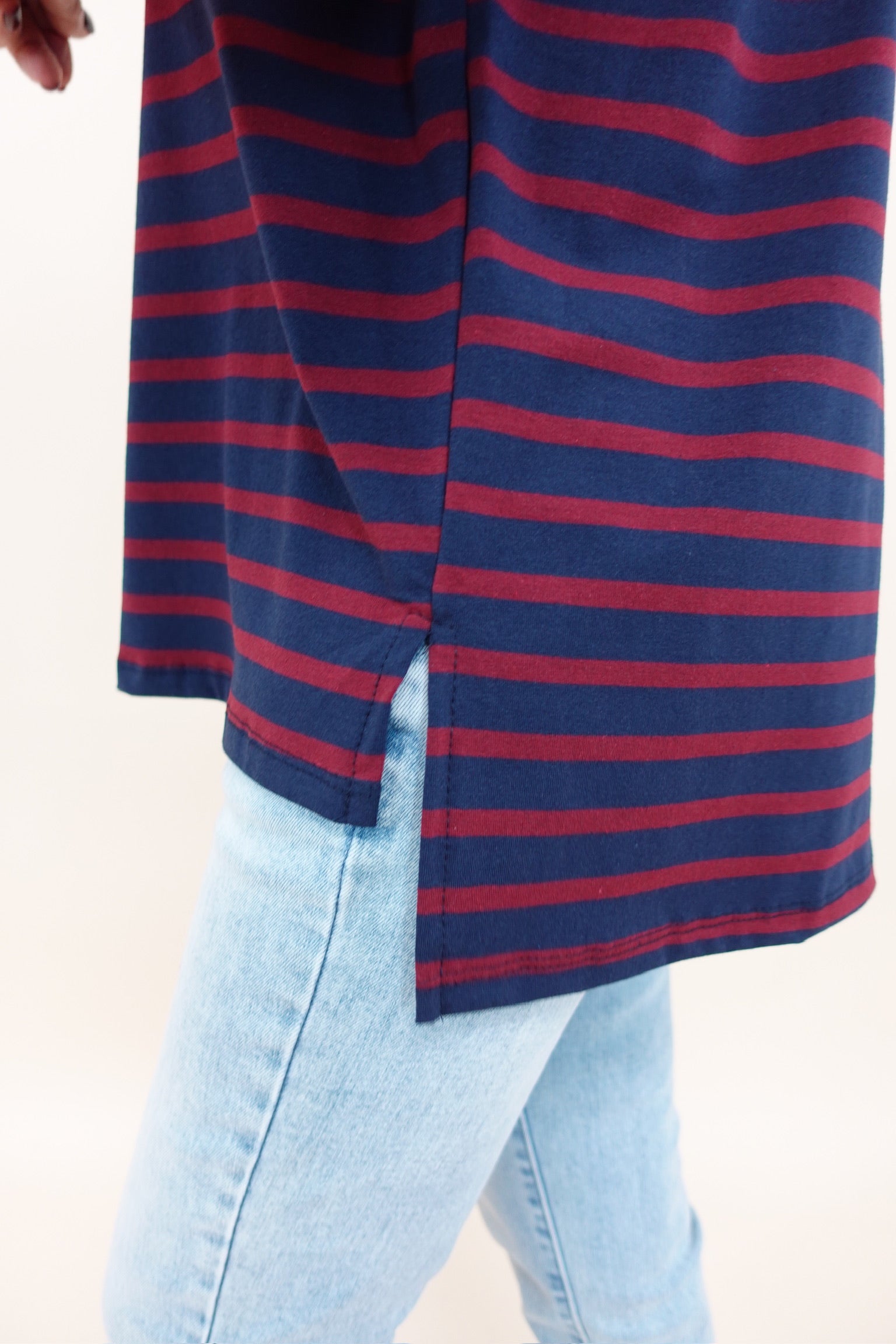 Maglia Line Over Bordeaux