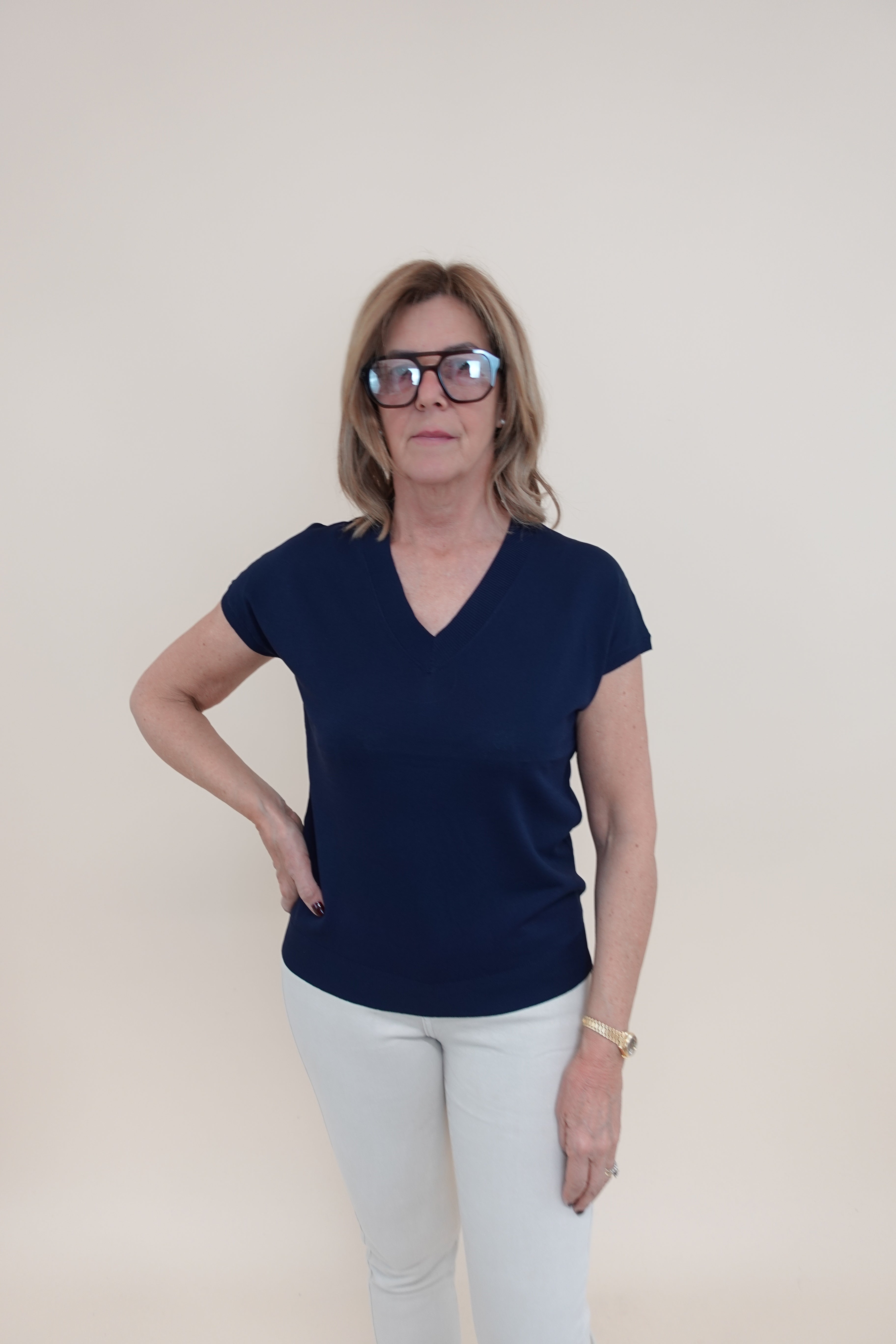 Maglia Giovanna Blu