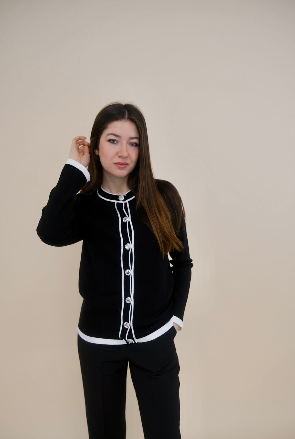 Cardigan Monique Nero