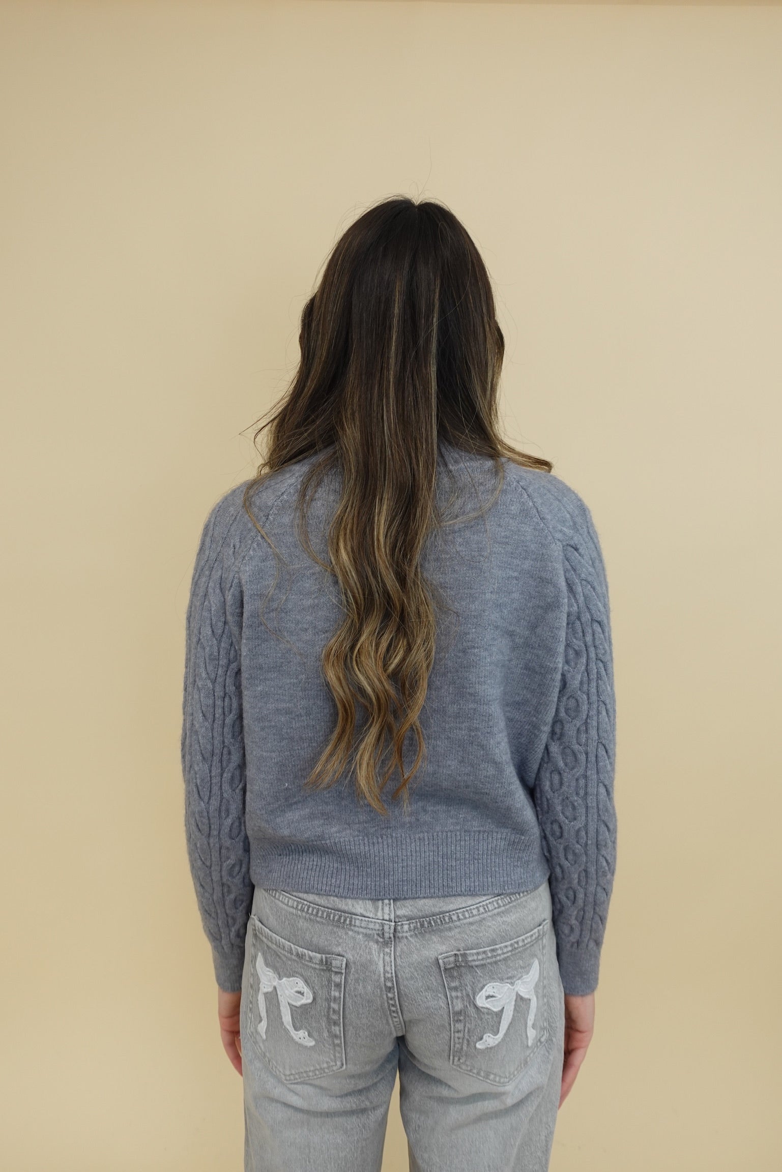 Cardigan Badia Grigio