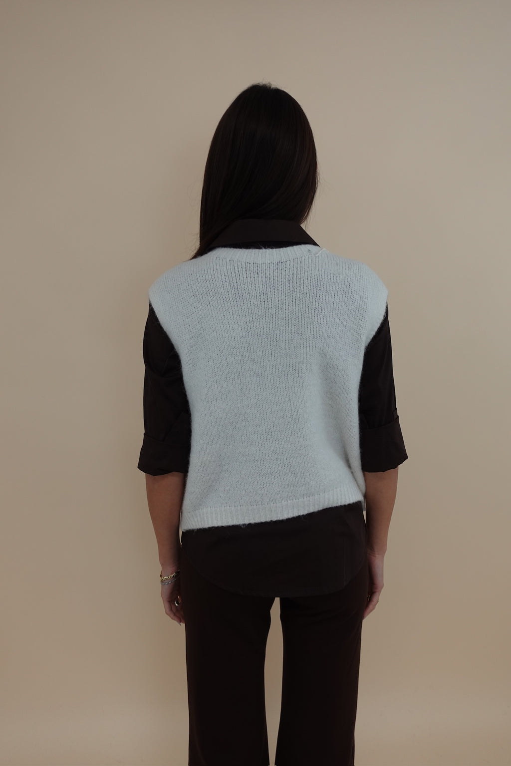 Gilet Patrizia Panna