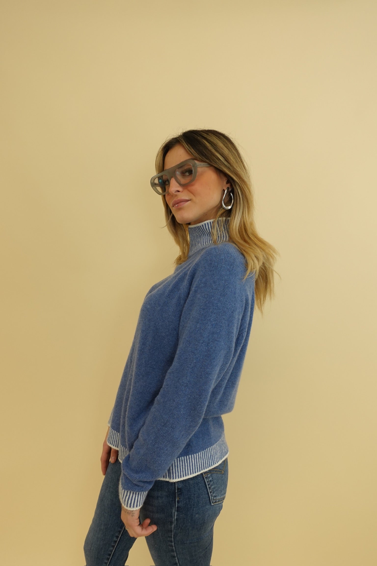 Maglione Campiglio Azzurro