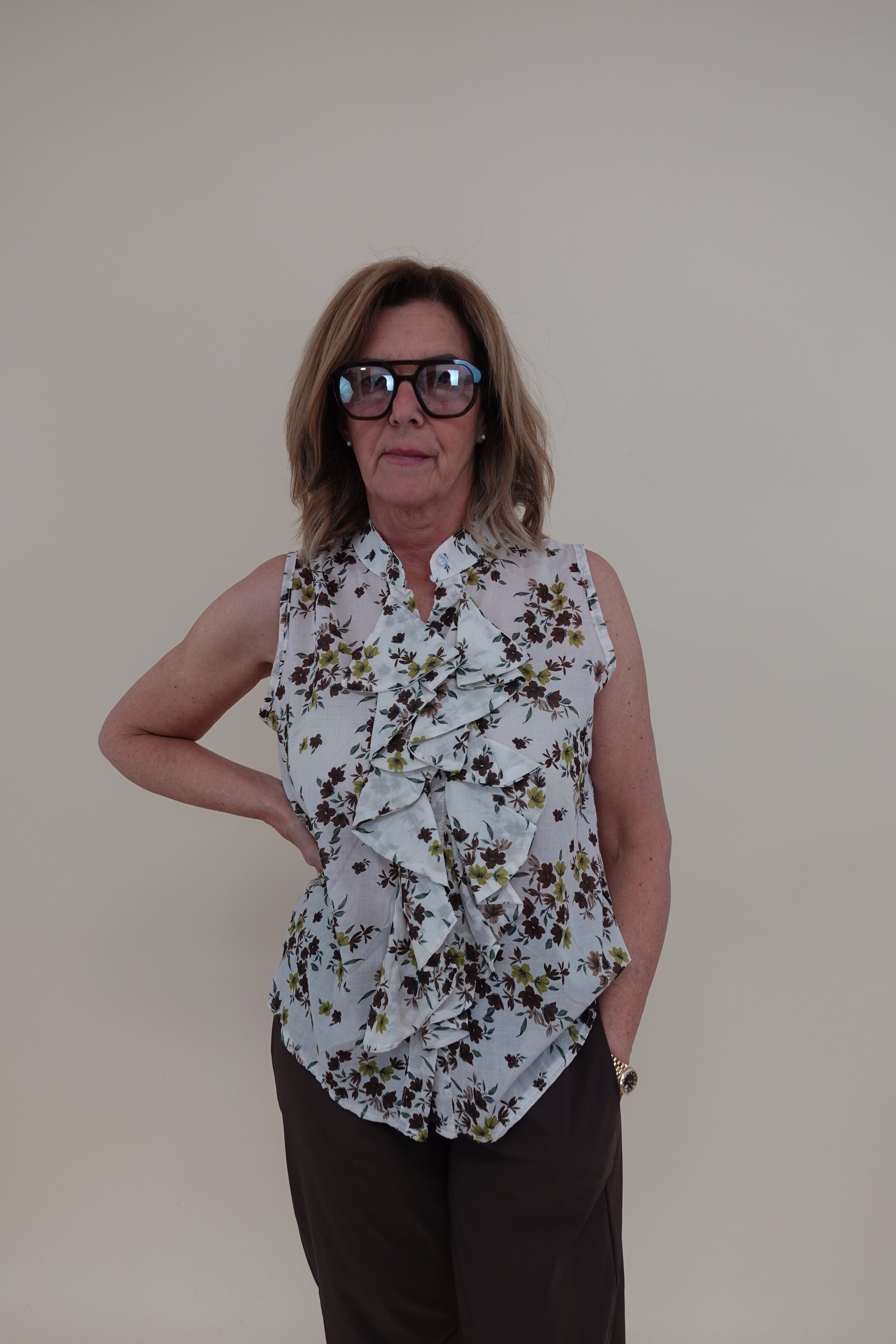 Camicia Luciana Marrone