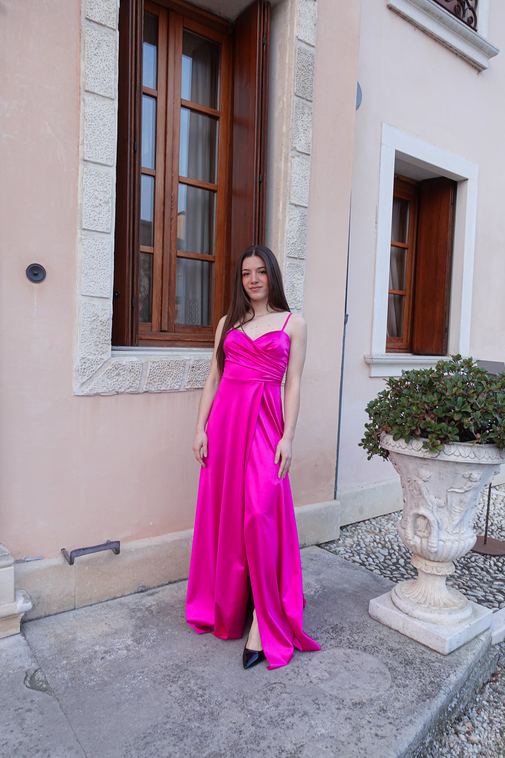 Abito Silvia Fucsia