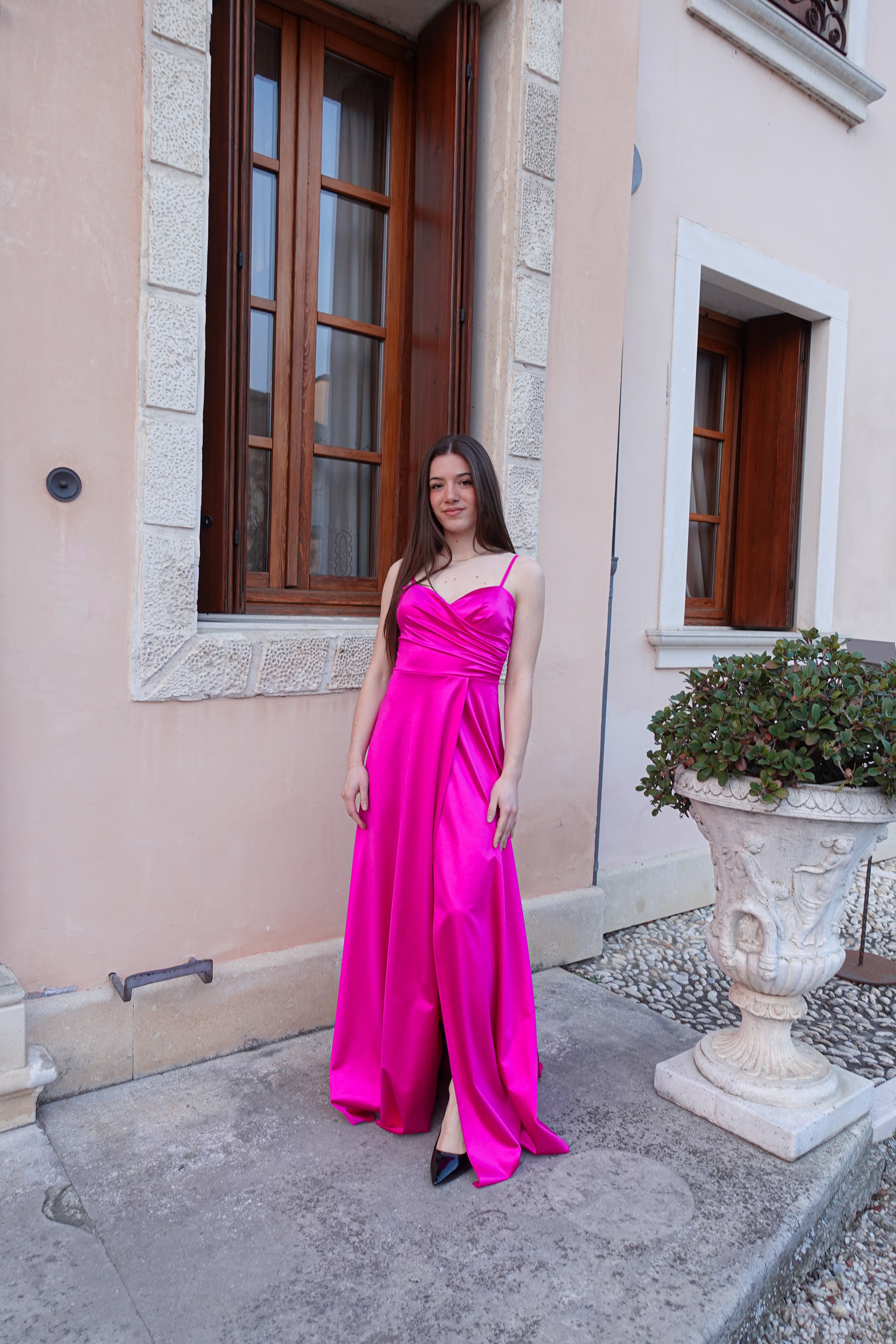 Abito Silvia Fucsia