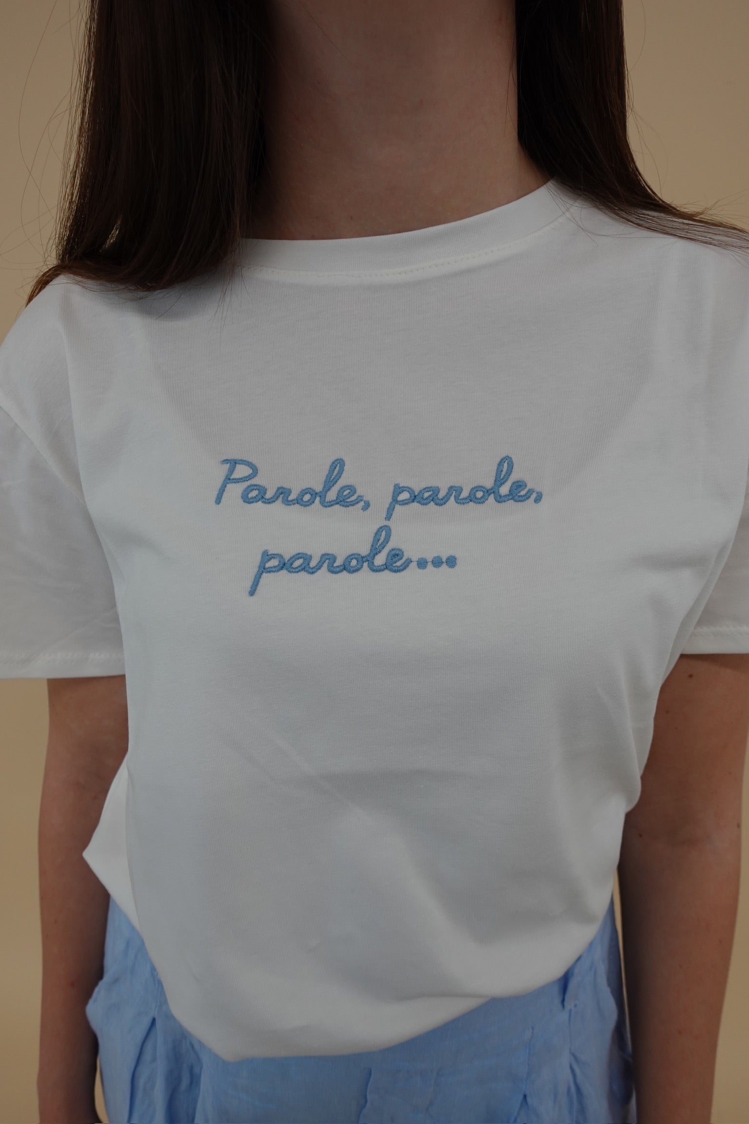 T-shirt Parole Azzurra